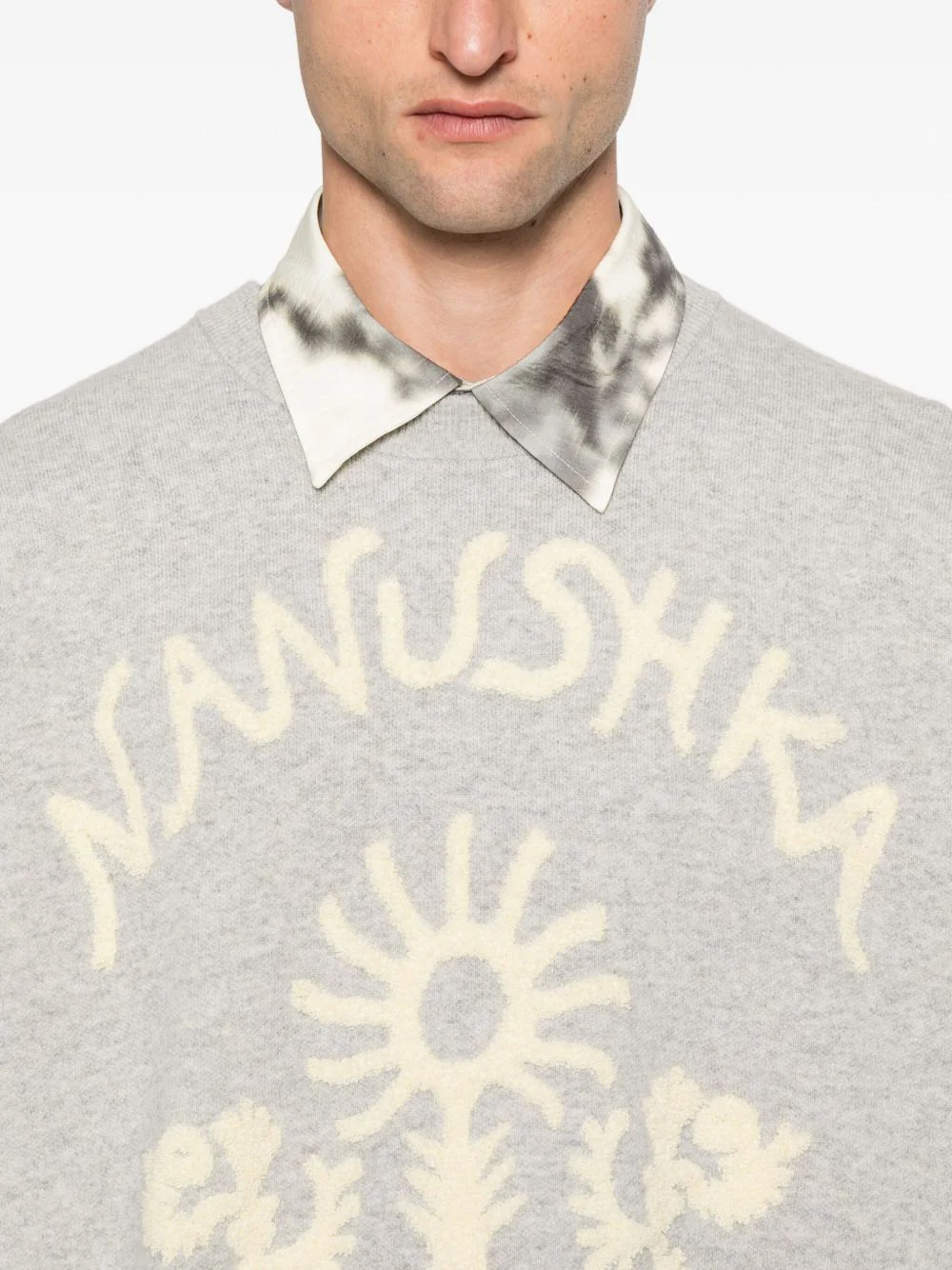 Floral-Embroidered Sweater - Image 2