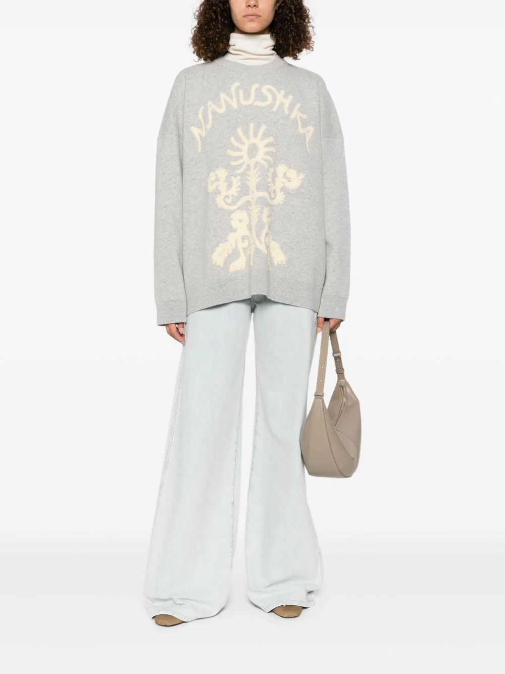 Floral-Embroidered Sweater - Image 5