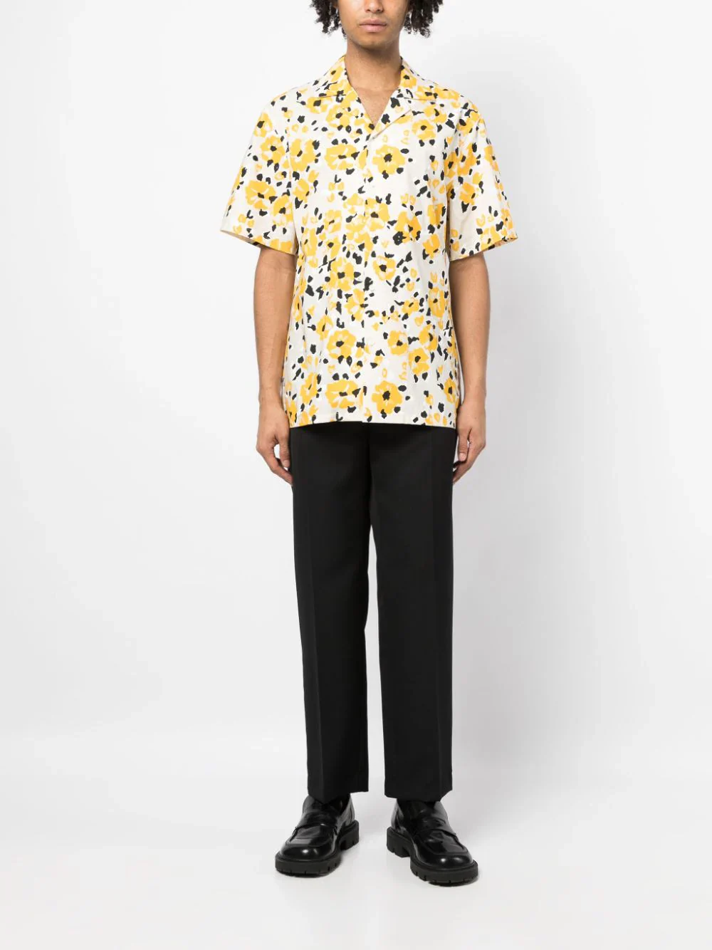 Floral-Print Cotton Shirt - Image 2