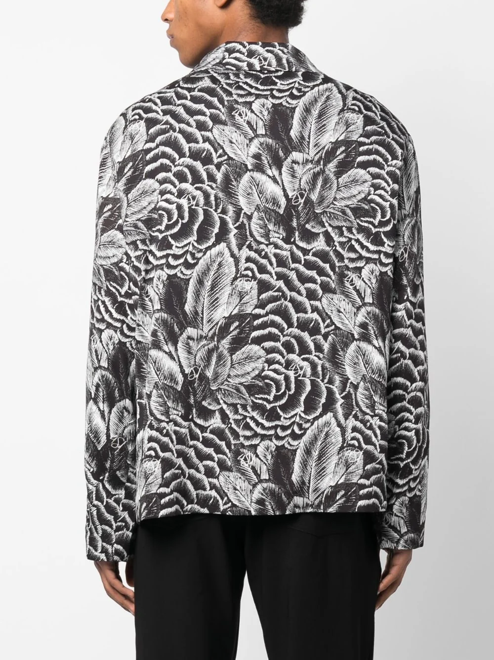 Floral-Print Long-Sleeve Shirt - Image 3