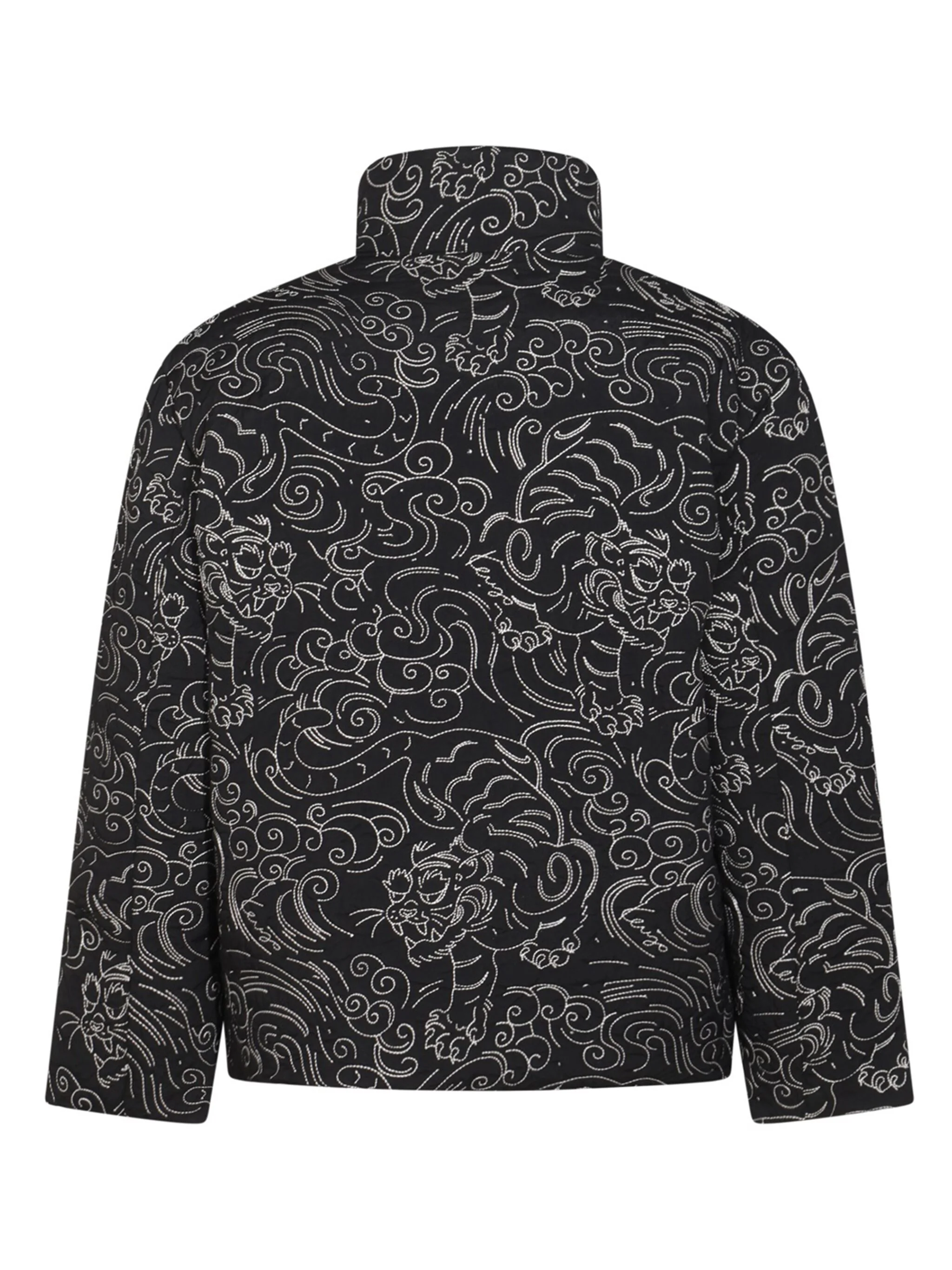Floral-Print Padded Jacket - Image 2
