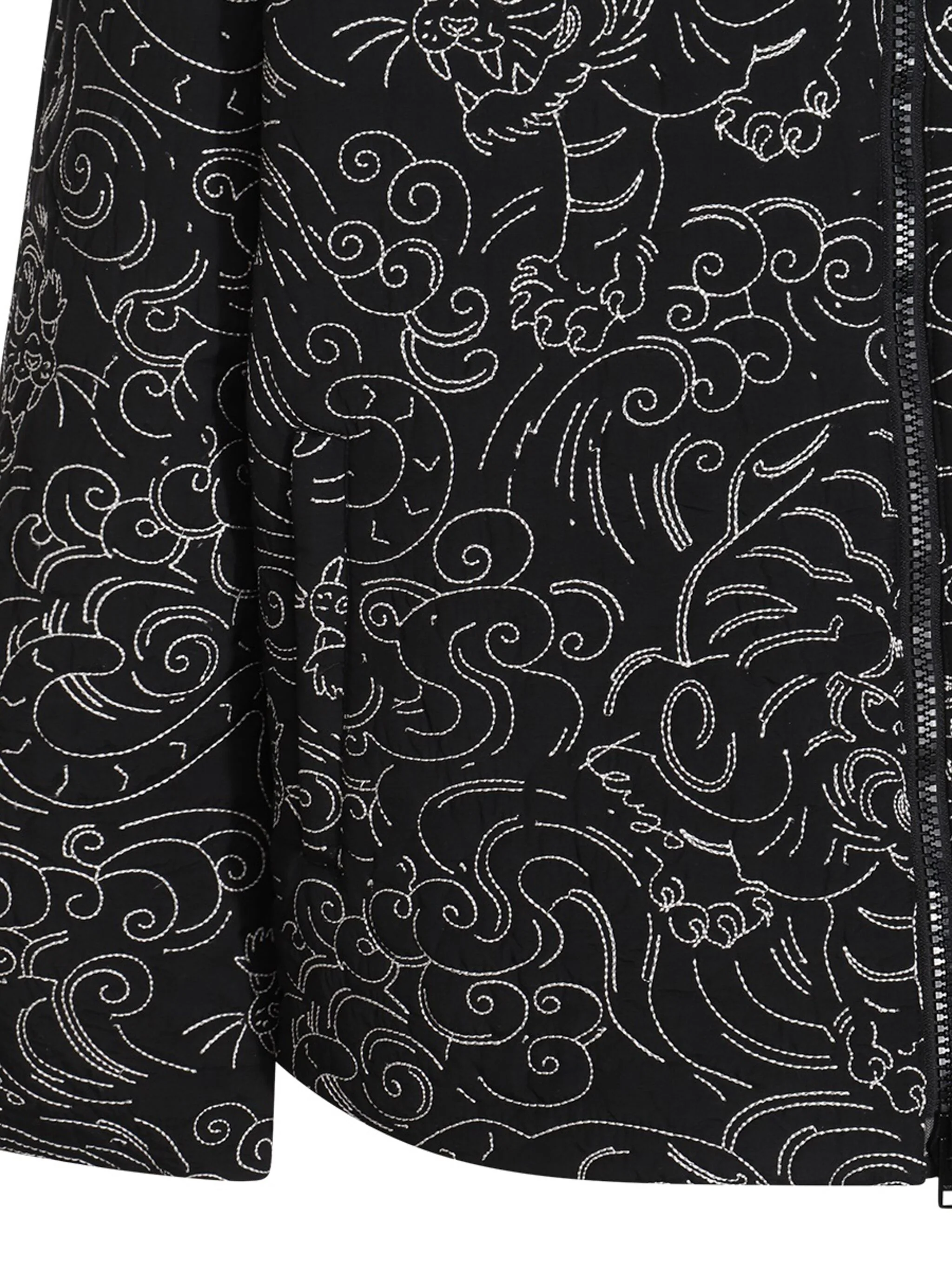 Floral-Print Padded Jacket - Image 3