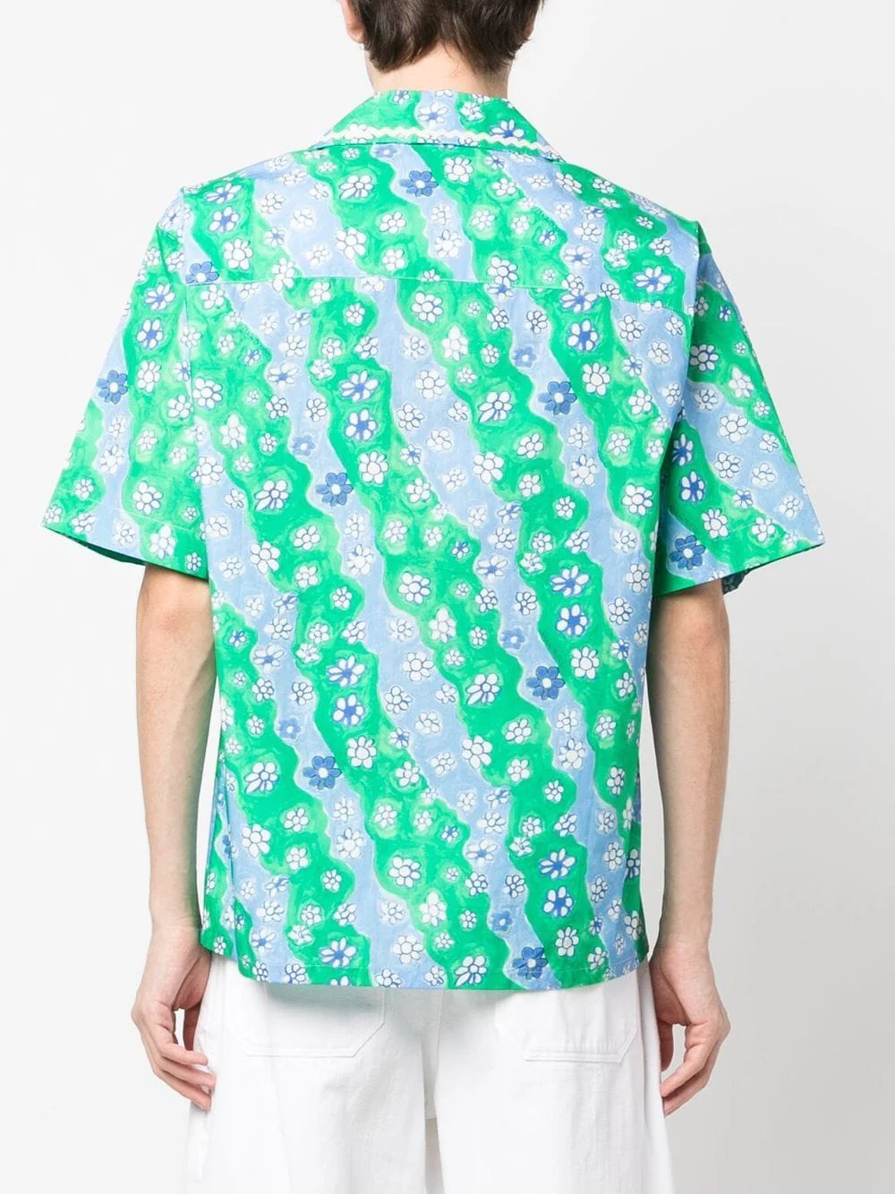 Floral-Print Short-Sleeved Shirt - Image 4