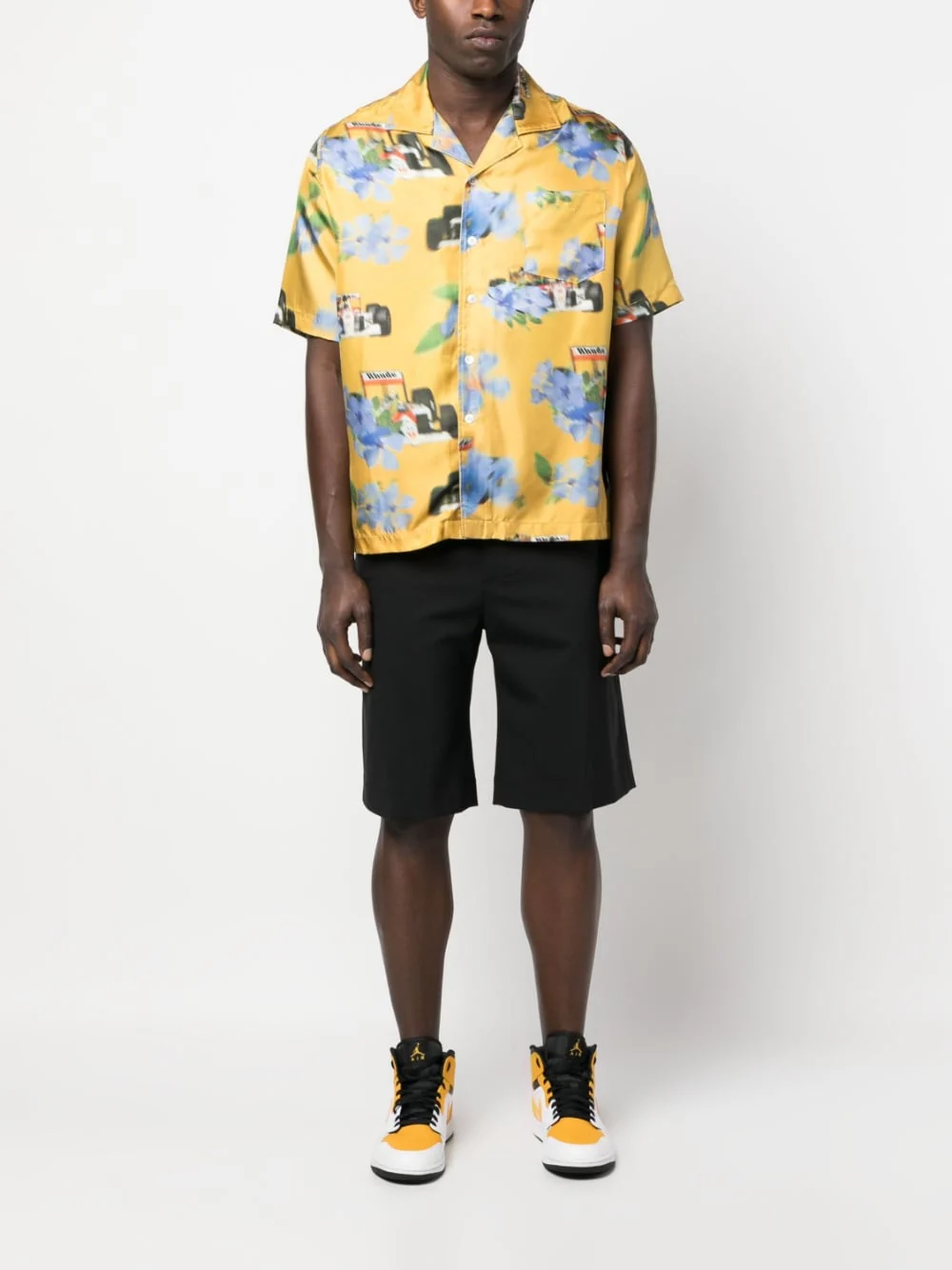Floral-Print Silk Shirt - Image 2