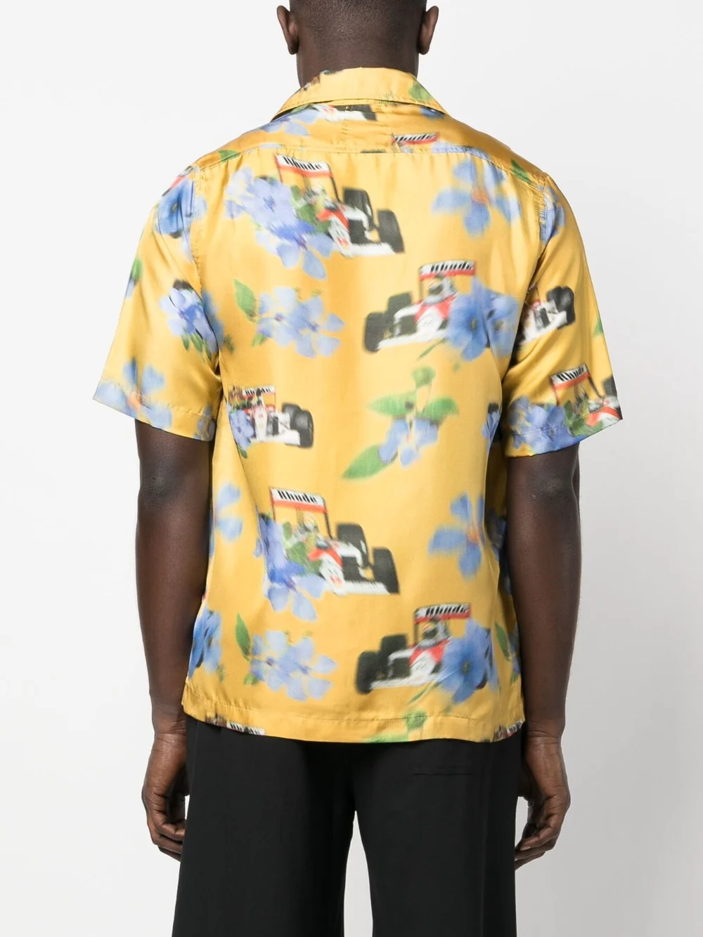 Floral-Print Silk Shirt - Image 5