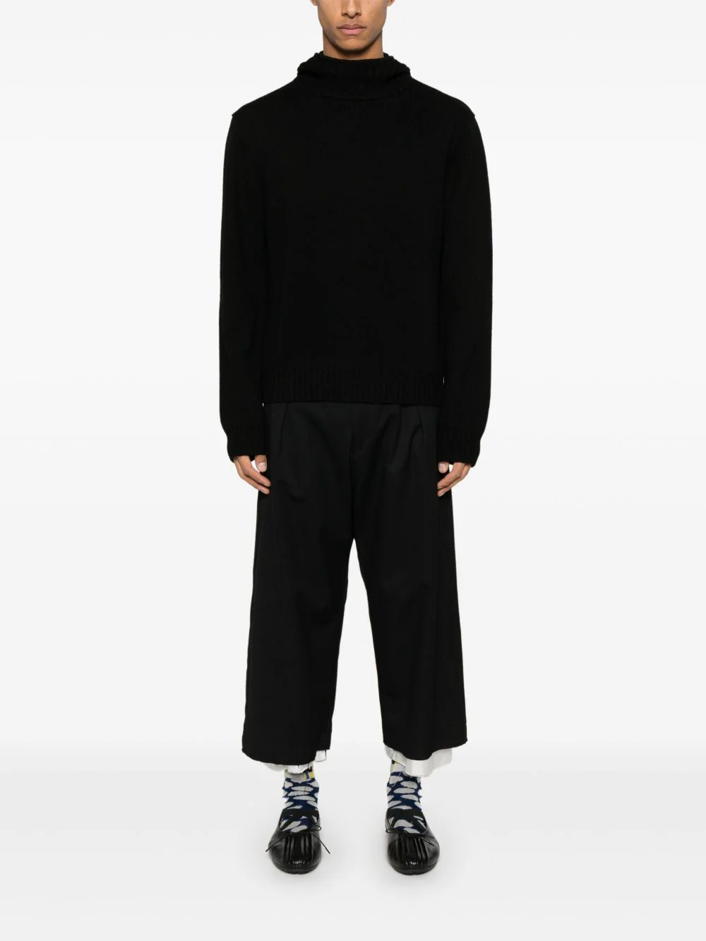 Fluffy Ears Balaclava Sweater - Image 5