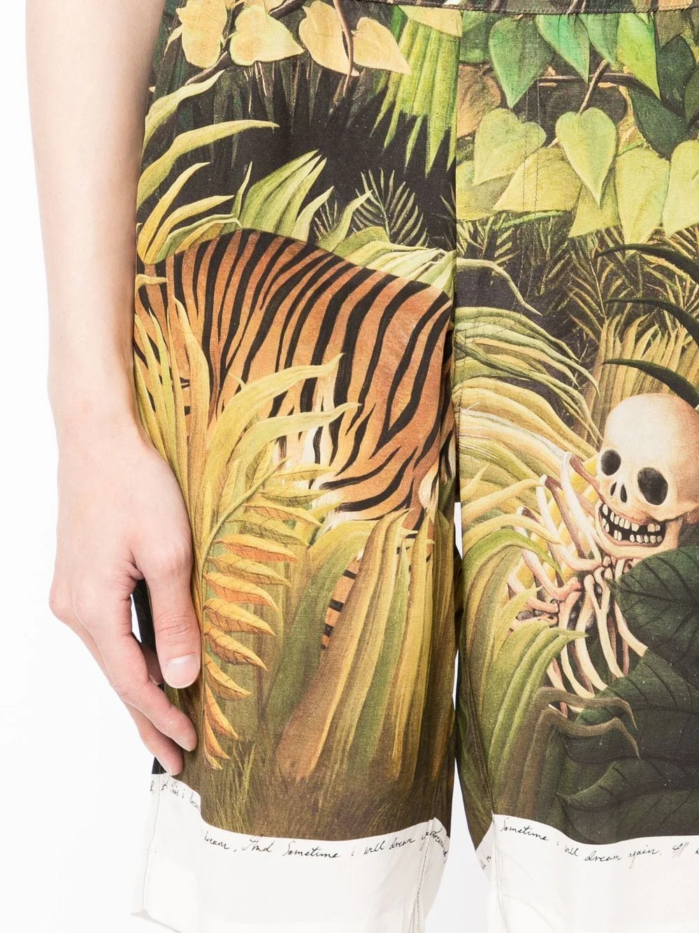 Forest Graphic-Print Silk Shorts - Image 3