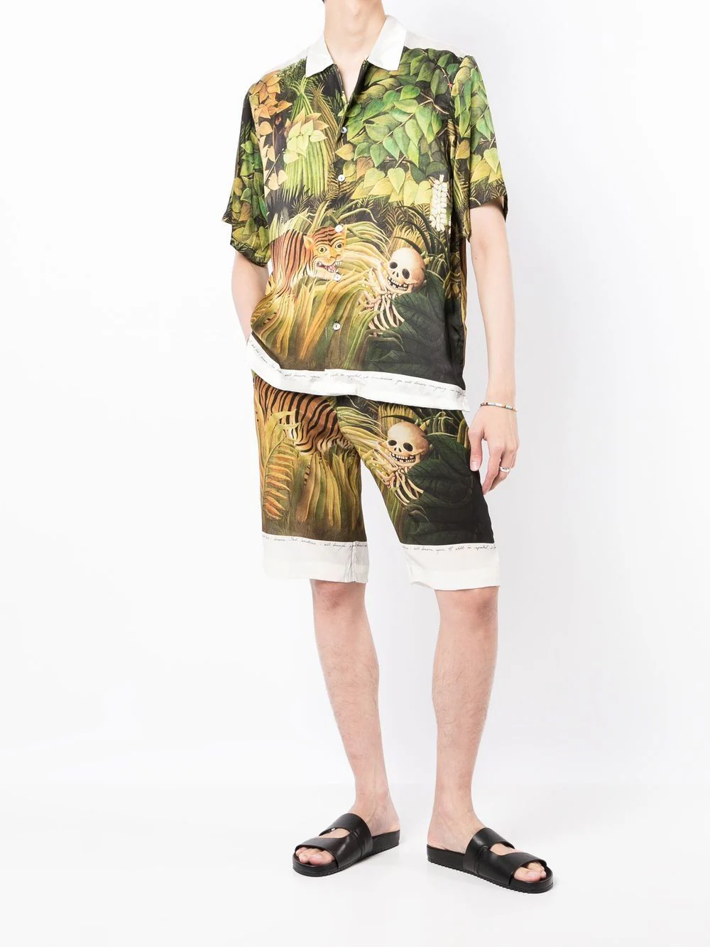 Forest Graphic-Print Silk Shorts - Image 5