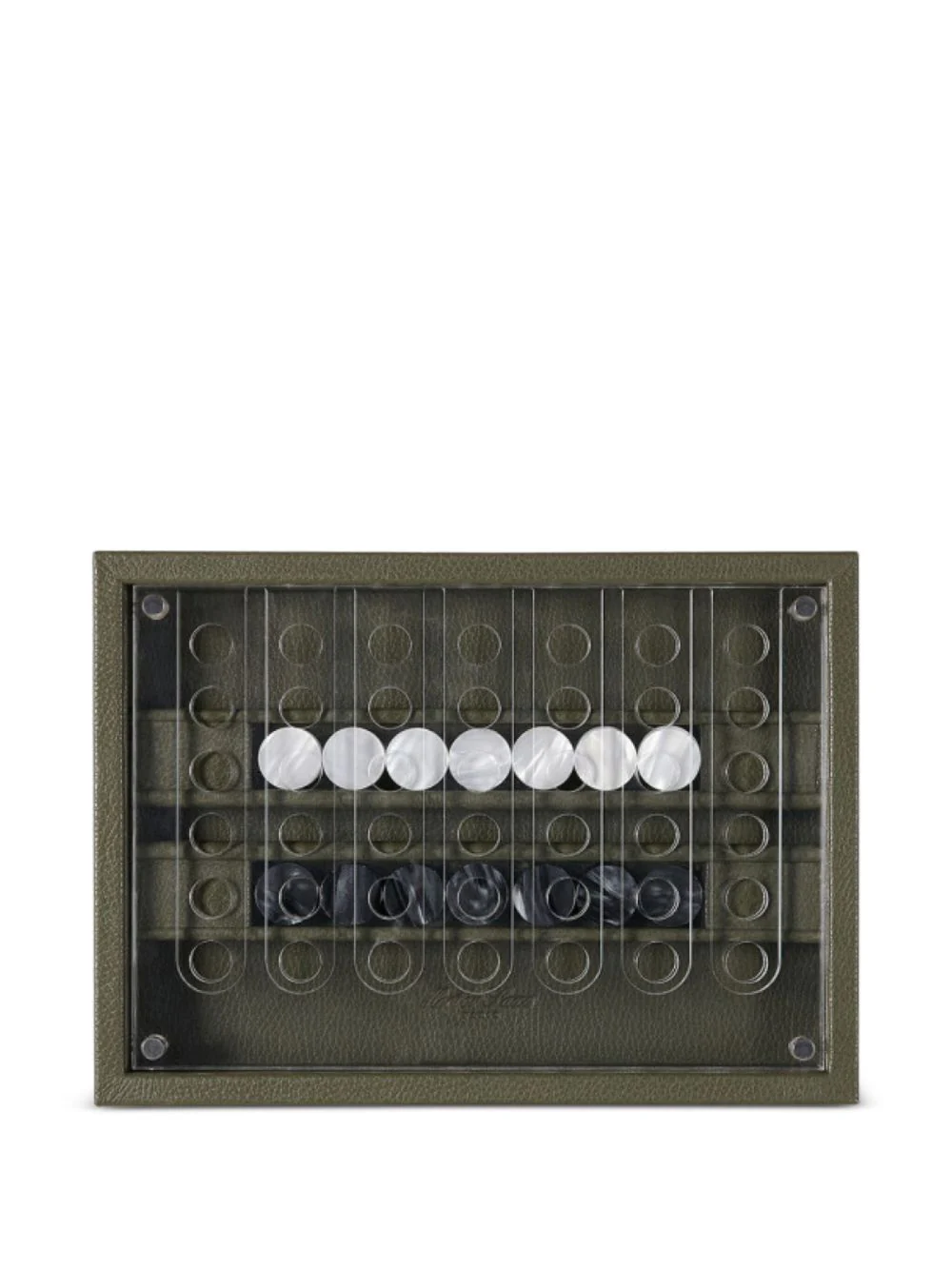 Four In A Row Leather Game Set - Image 3