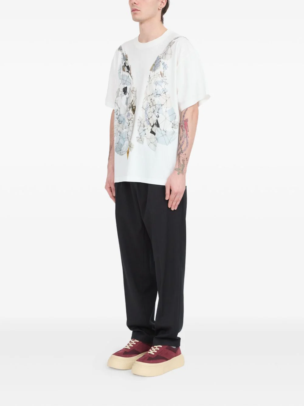 Fragmented Wings Graphic T-Shirt - Image 2