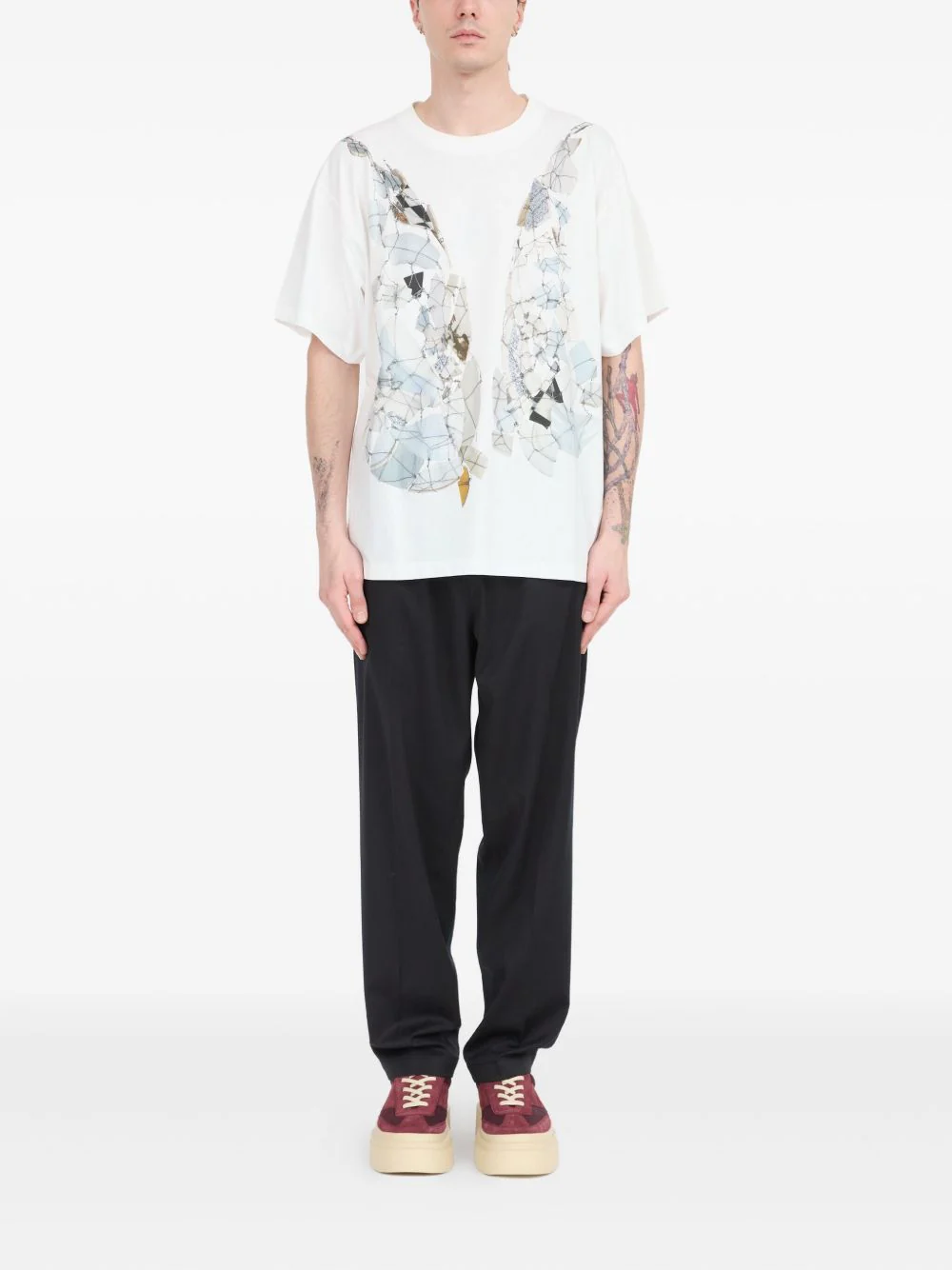 Fragmented Wings Graphic T-Shirt - Image 3