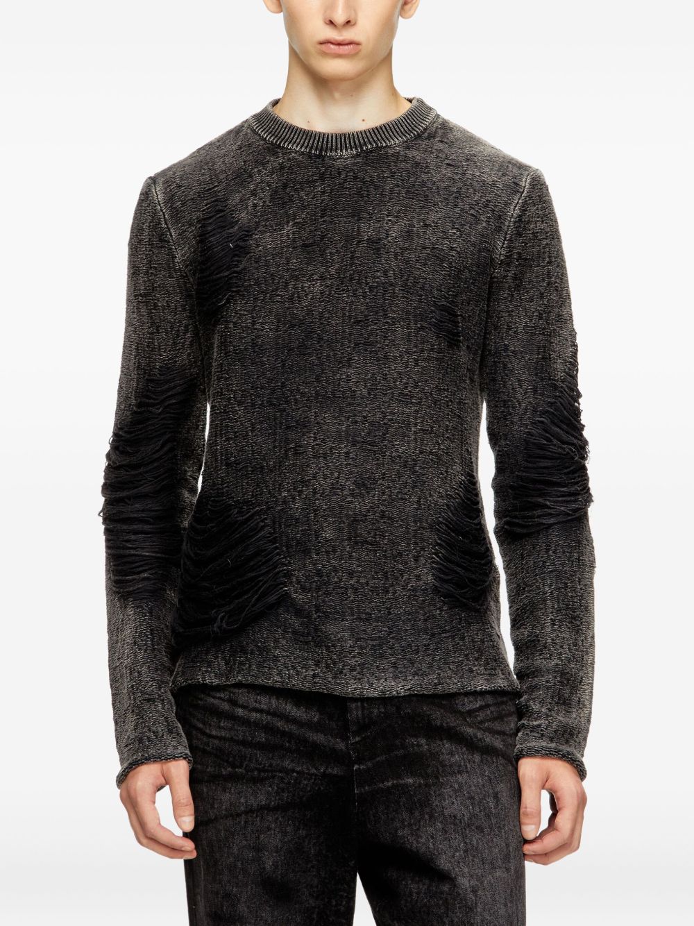 Frayed-Detail Sweater - Image 3