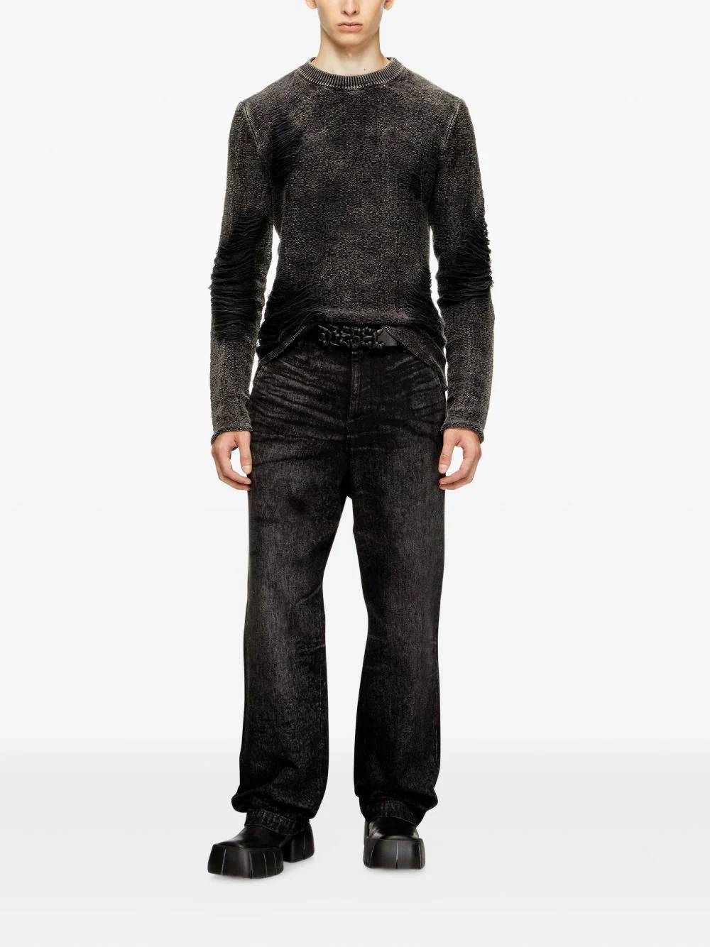 Frayed-Detail Sweater - Image 5
