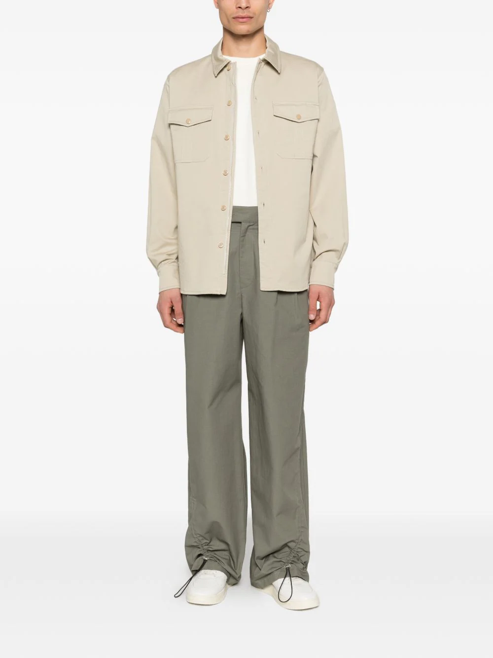 Gabardine Pocket Overshirt - Image 3