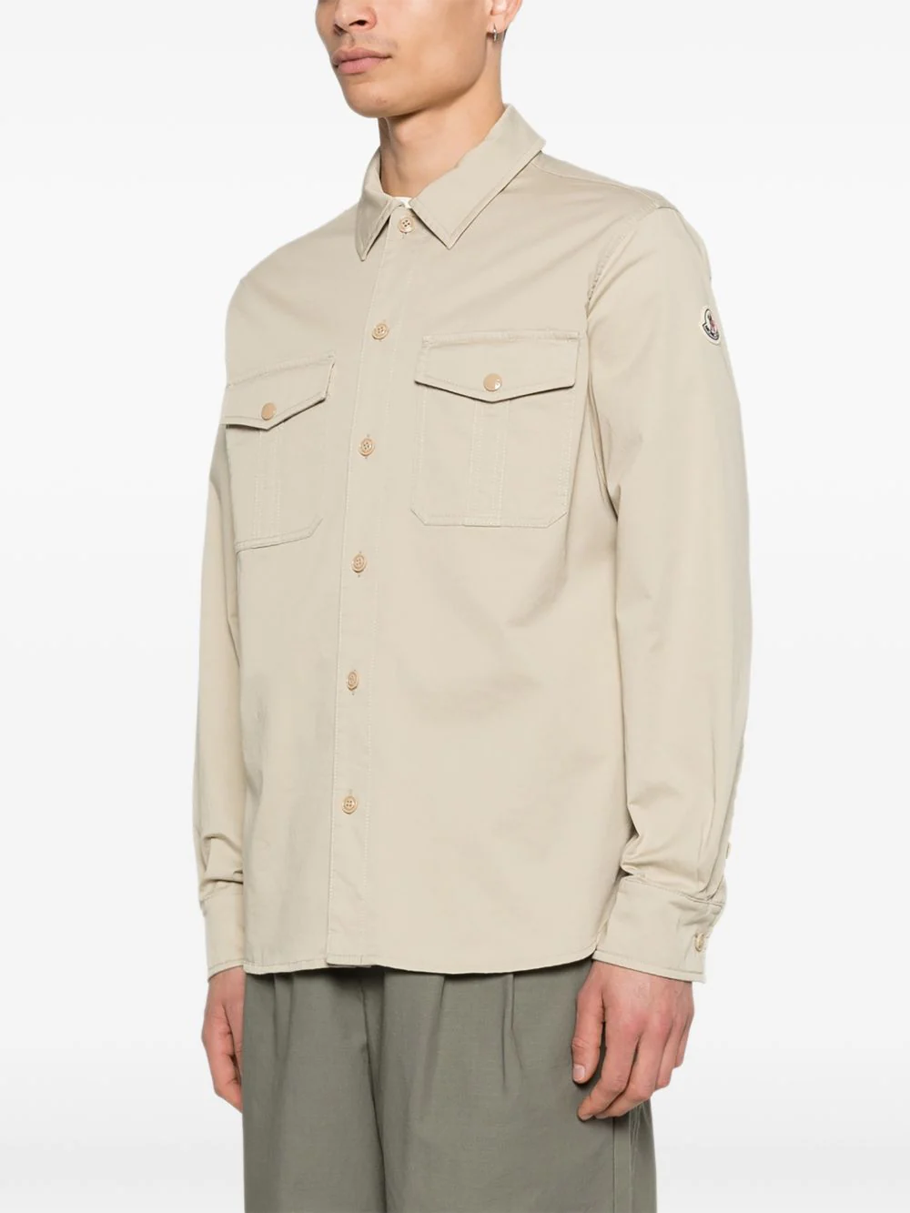 Gabardine Pocket Overshirt - Image 5