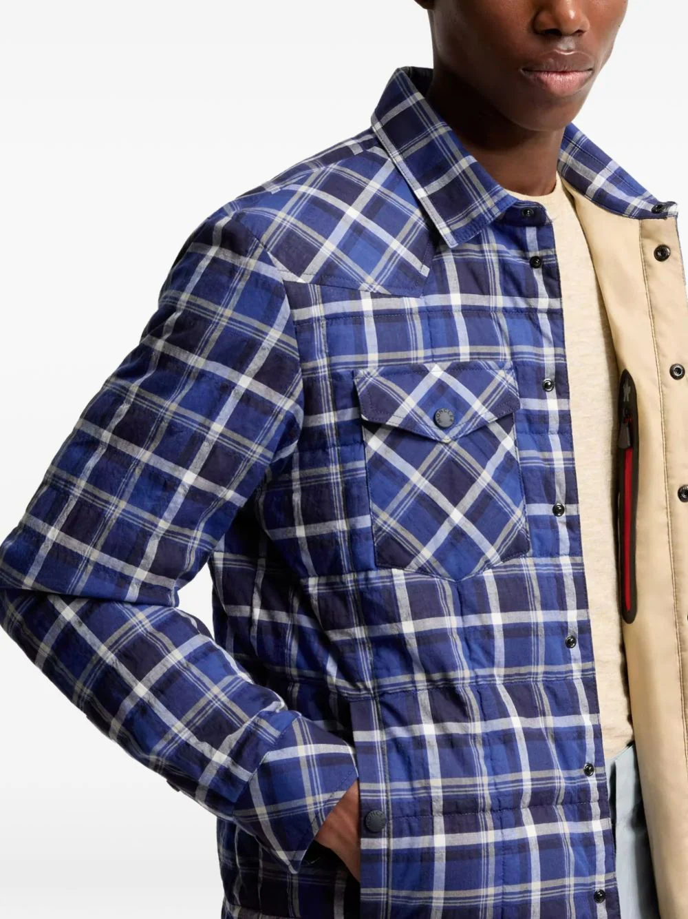 Gelt Plaid Quilted Jacket - Image 4
