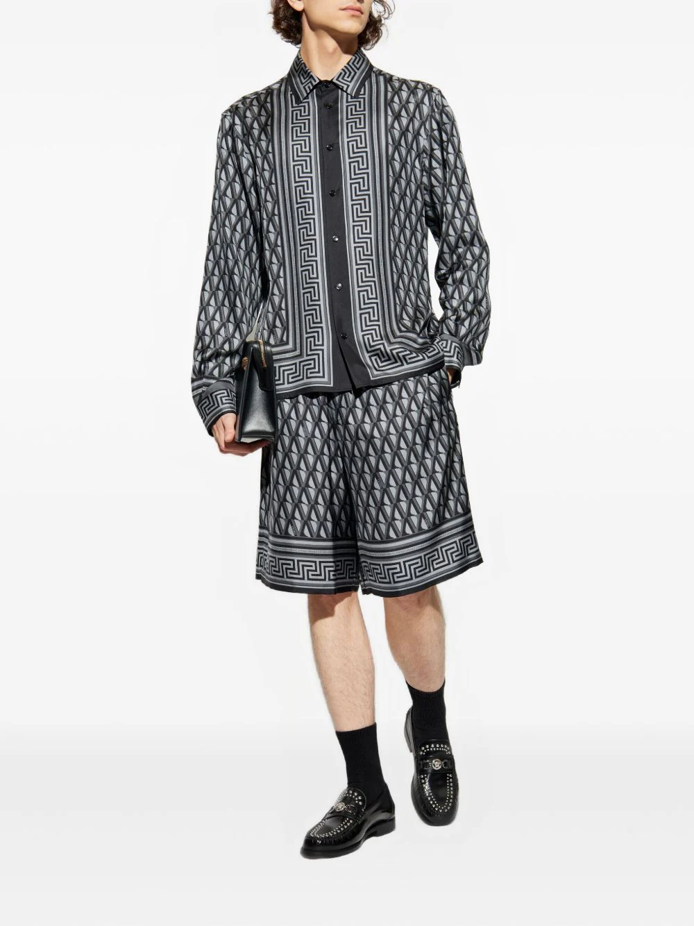 Geometric-Pattern Shirt - Image 3