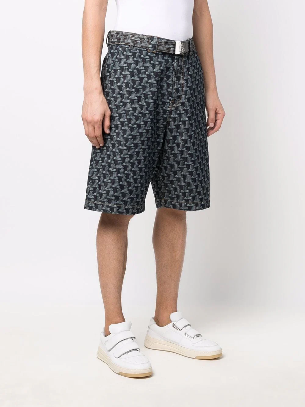 Geometric-Print Bermuda Shorts - Image 4