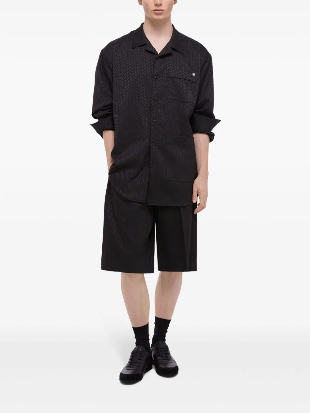 Geometric-Print Shirt - Image 2