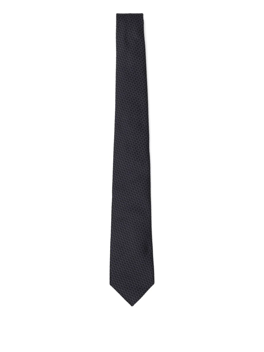 Geometric-Print Silk Tie