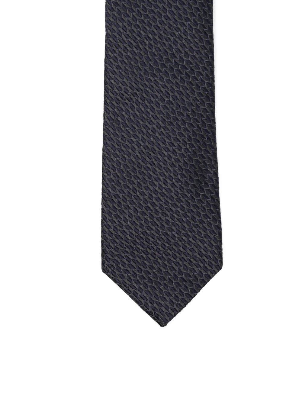 Geometric-Print Silk Tie - Image 3