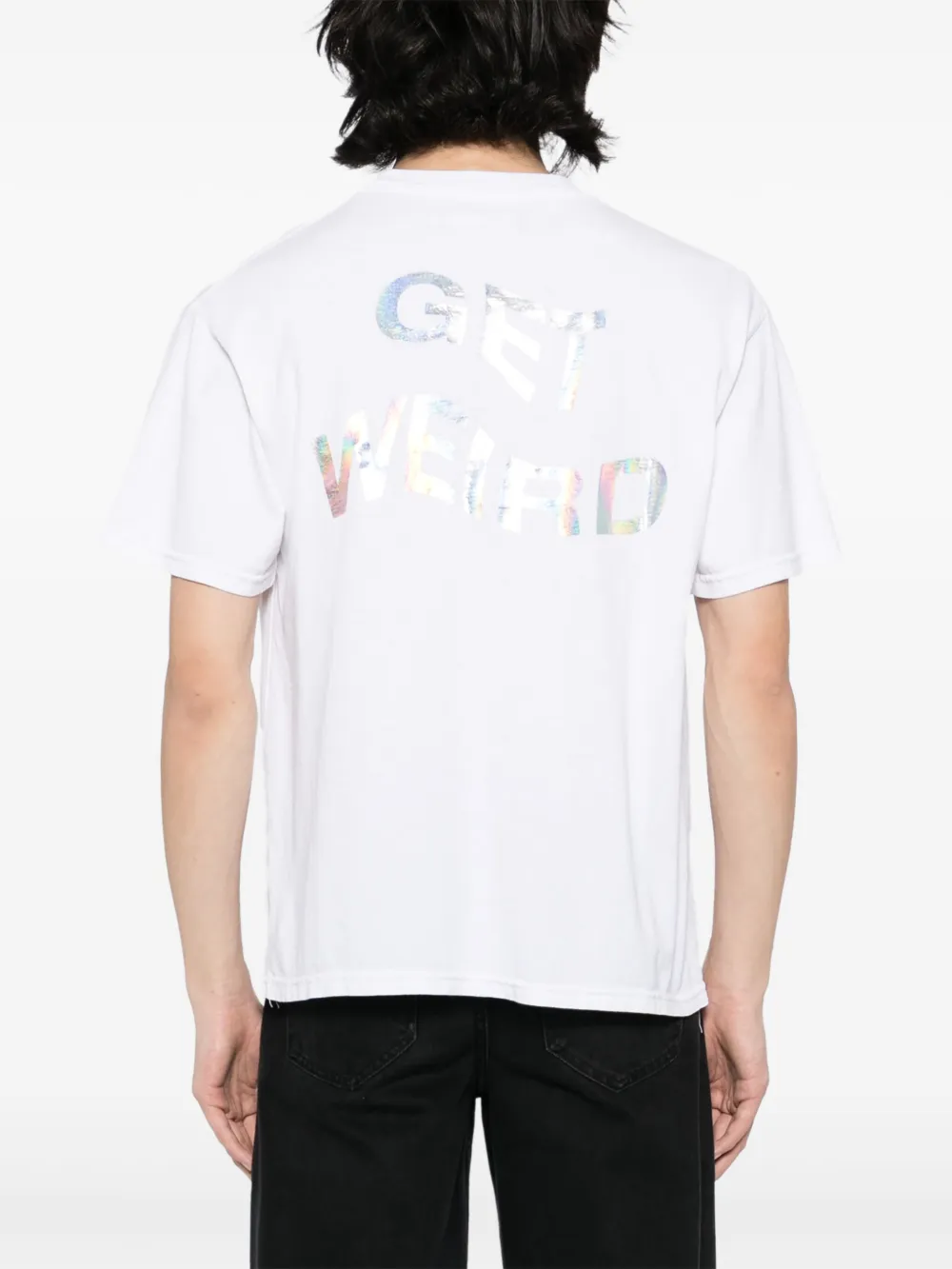 Get Weird Hologram T-Shirt - Image 3