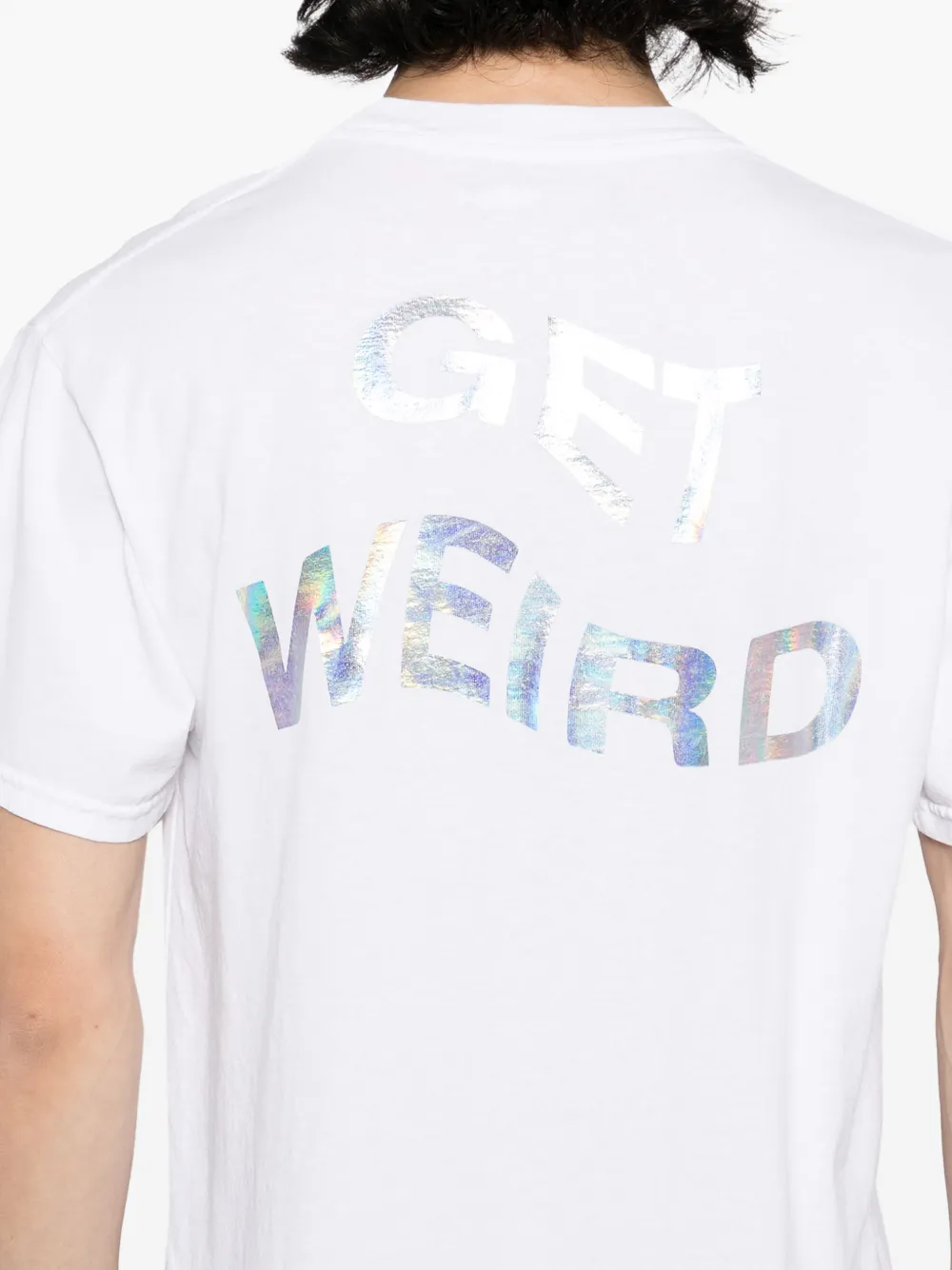 Get Weird Hologram T-Shirt - Image 4