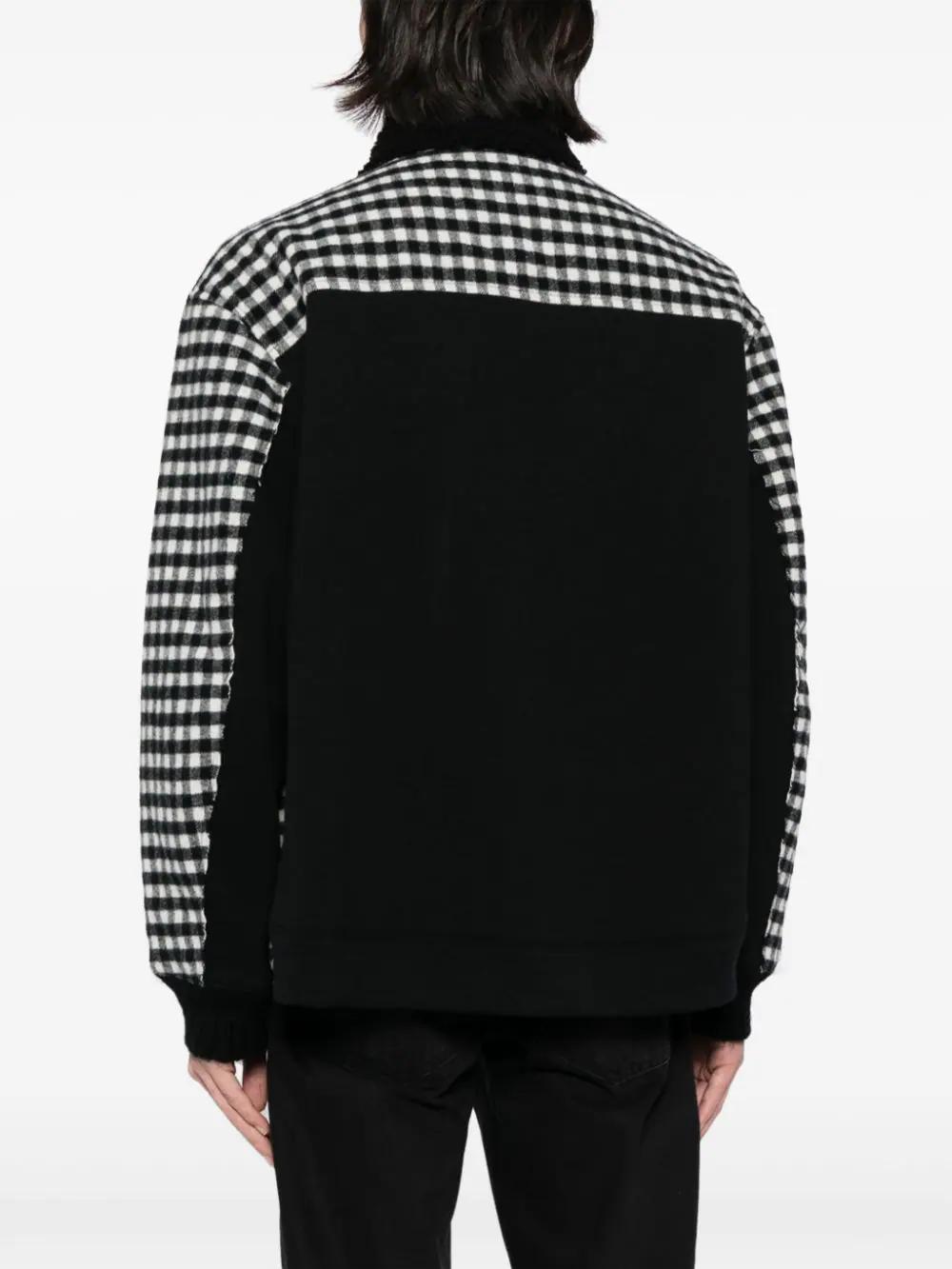 Gingham-Check Flannel Shirt Jacket - Image 5