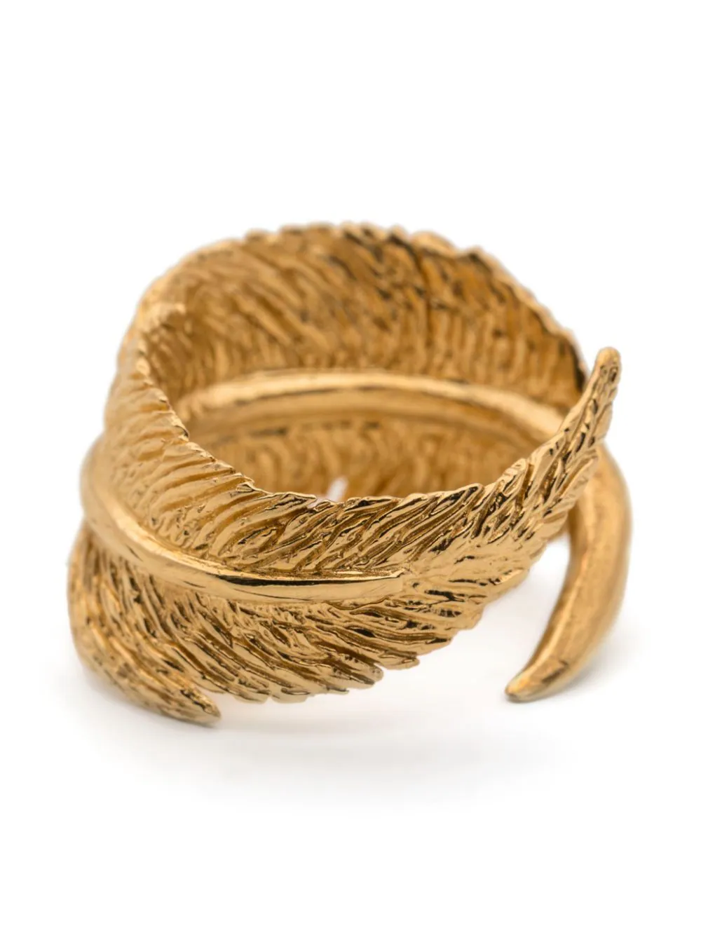 Gold-Tone Feather Ring - Image 3