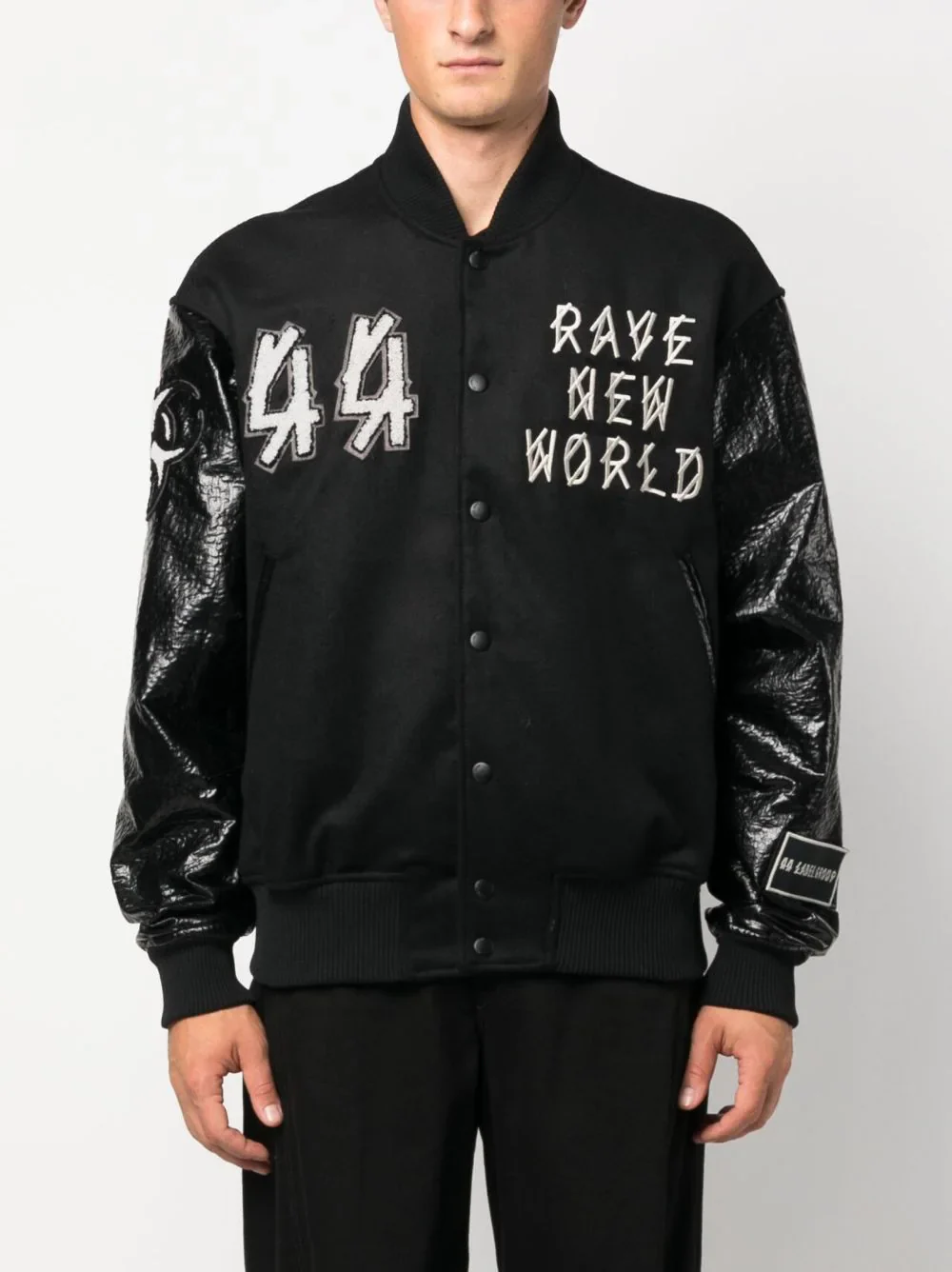 Grad Logo-Patch Bomber Jacket - Image 3