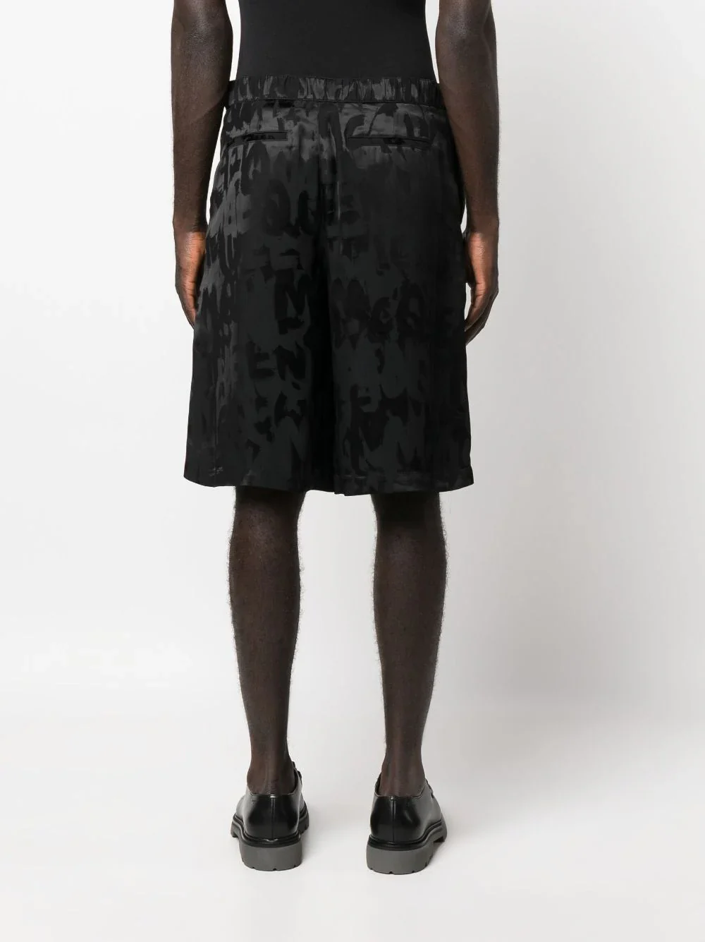 Graffiti Logo-Jacquard Shorts - Image 4