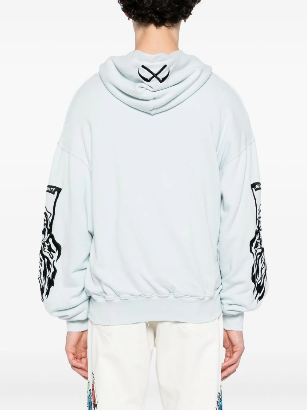 Graphic-Embroidered Hoodie - Image 2