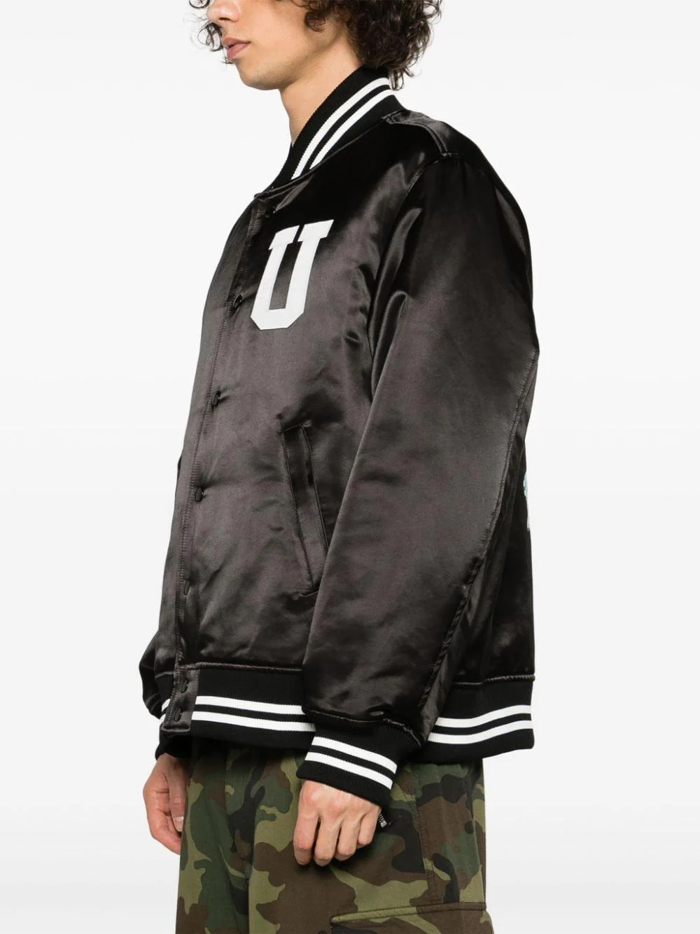 Graphic-Print Bomber Jacket - Image 2