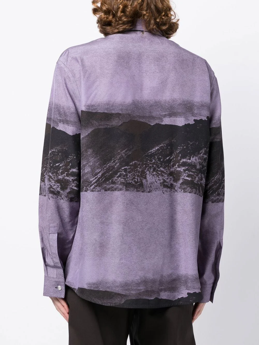 Graphic-Print Button-Up Shirt - Image 2
