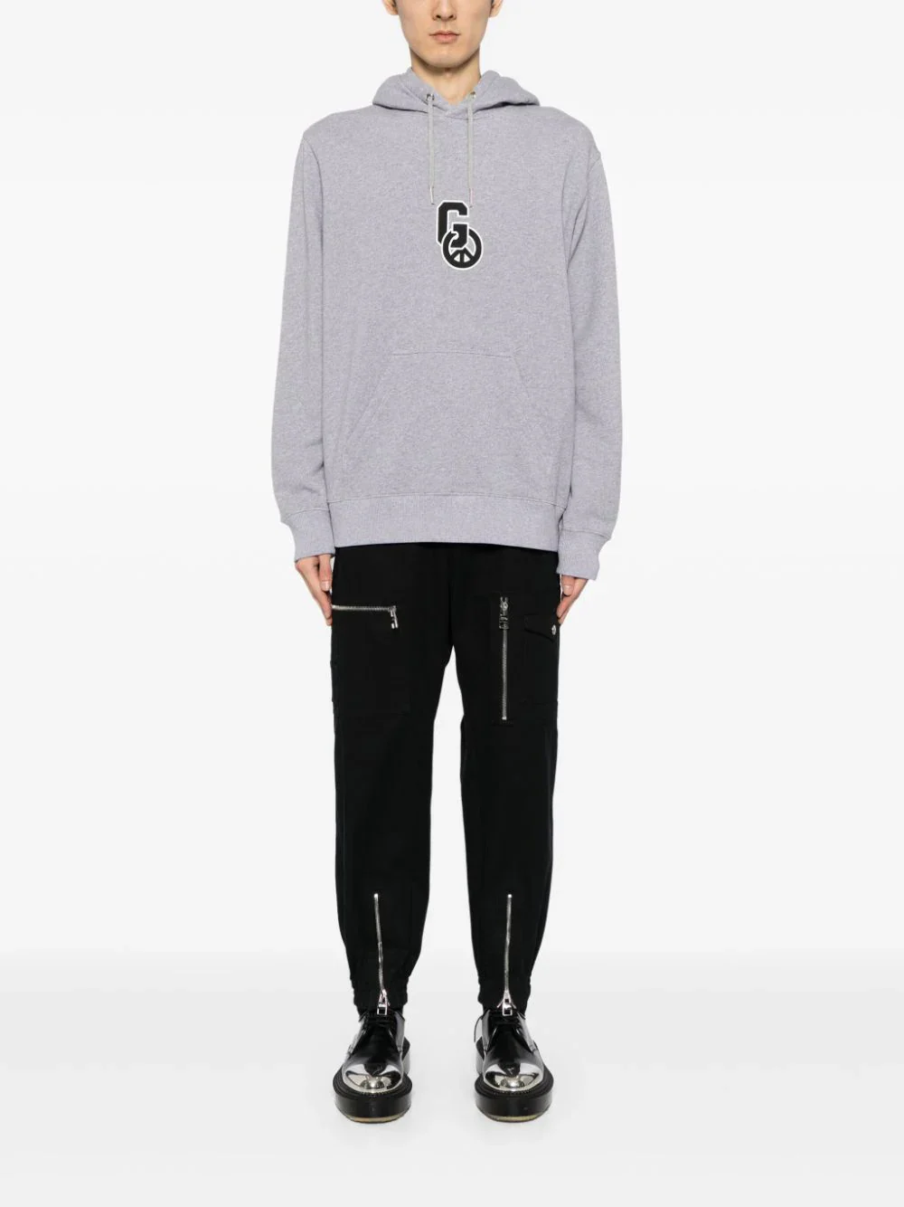 Graphic-Print Cotton Hoodie - Image 2