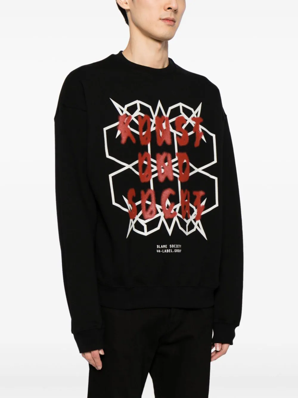 Graphic-Print Cotton Sweatshirt - Image 3