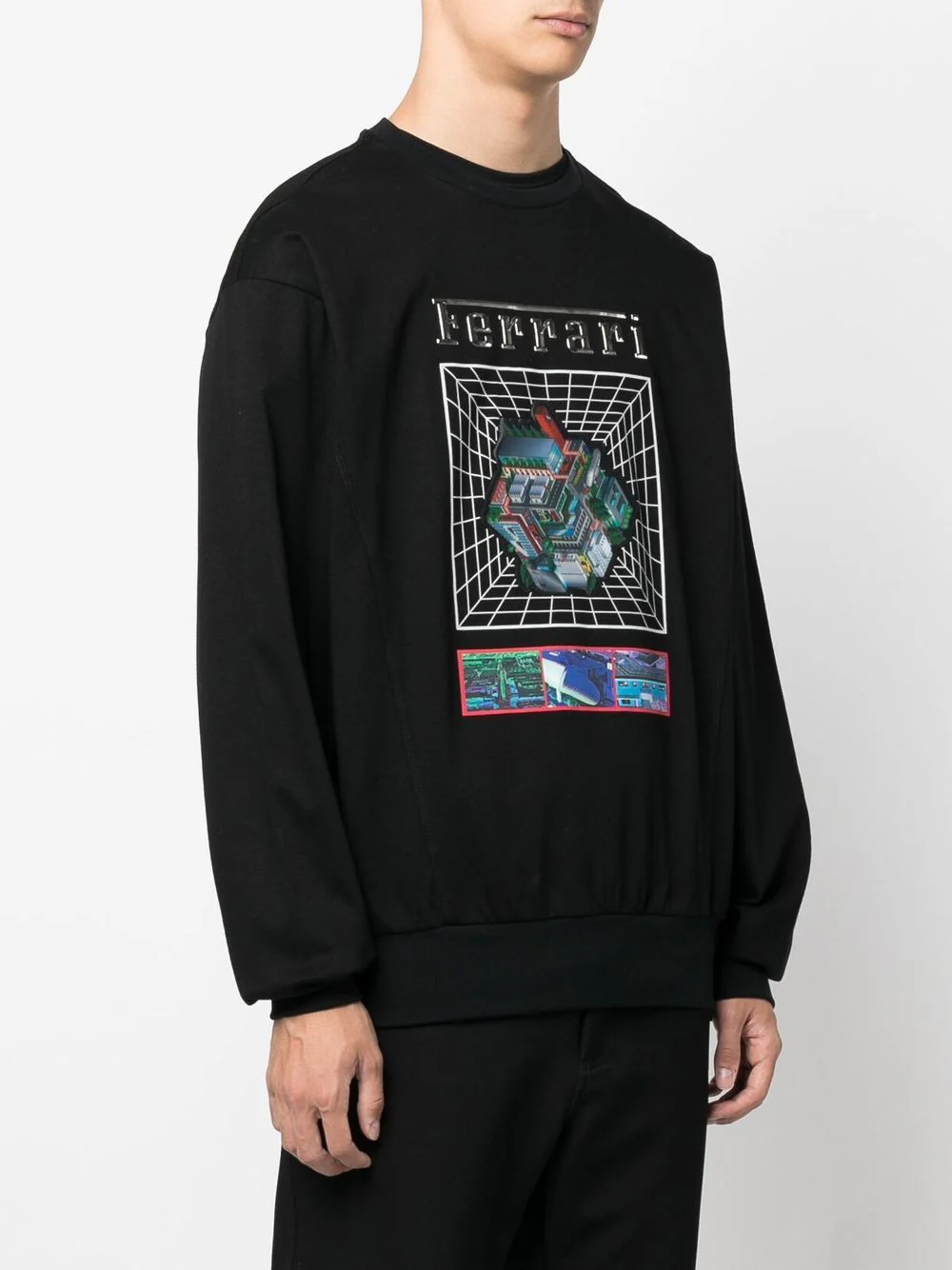 Graphic-Print Cotton Sweatshirt - Image 2