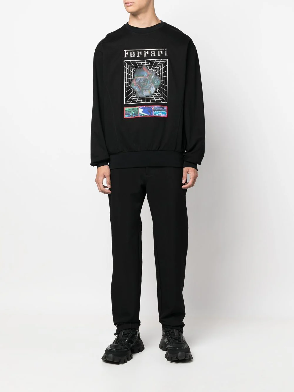 Graphic-Print Cotton Sweatshirt - Image 5