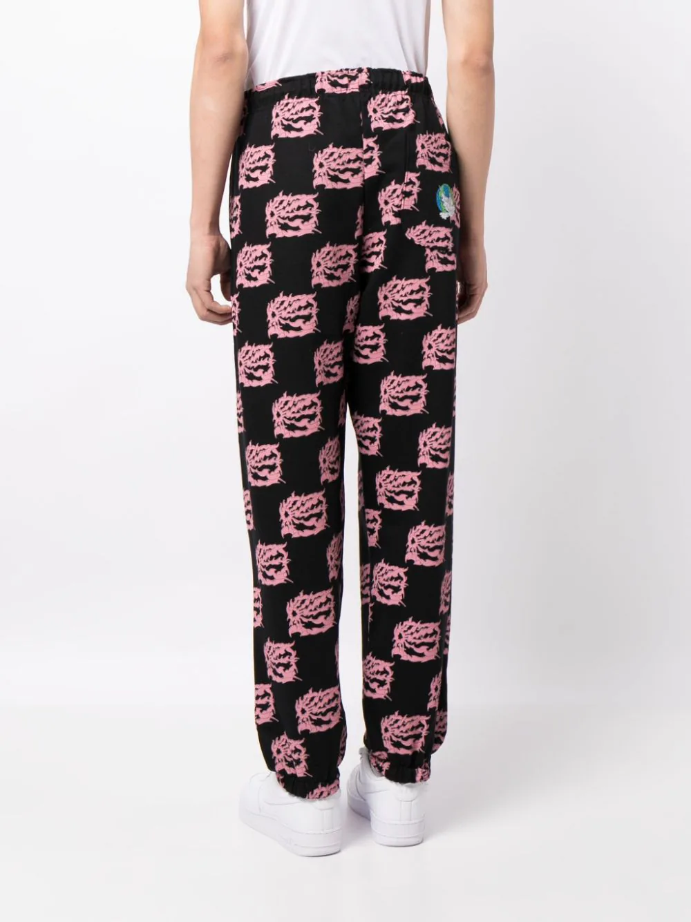 Graphic-Print Cotton Track Pants - Image 3