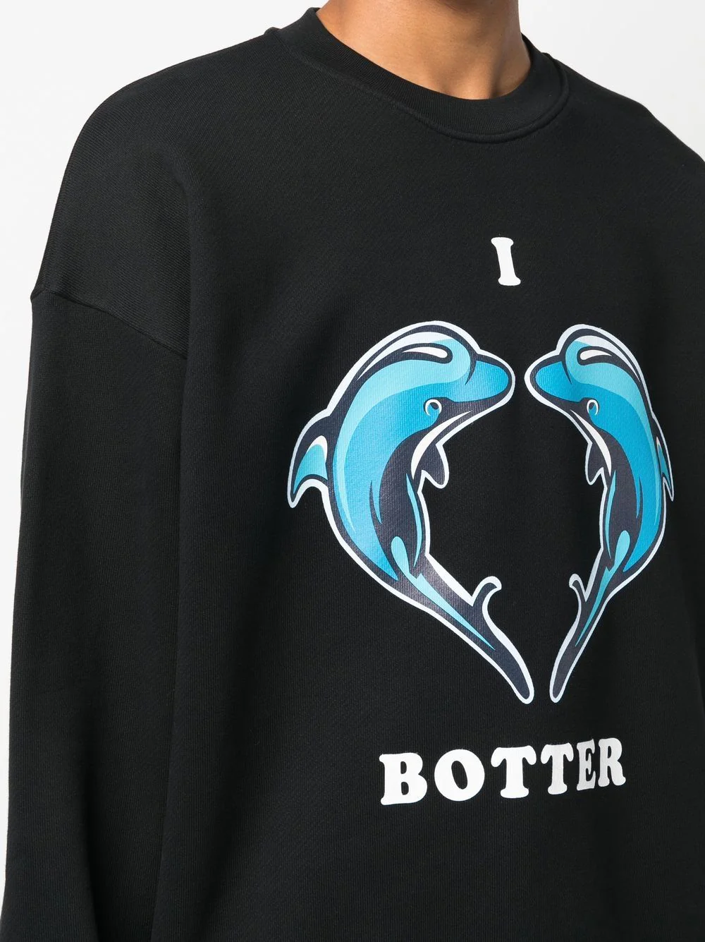 Graphic-Print Crew Neck Sweatshirt - Image 3