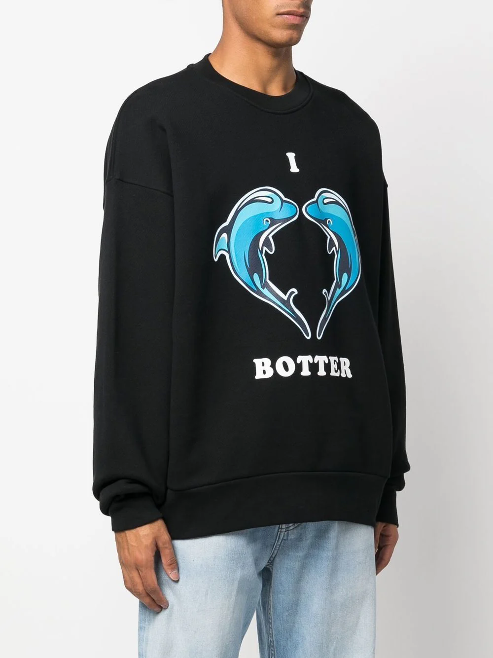 Graphic-Print Crew Neck Sweatshirt - Image 5