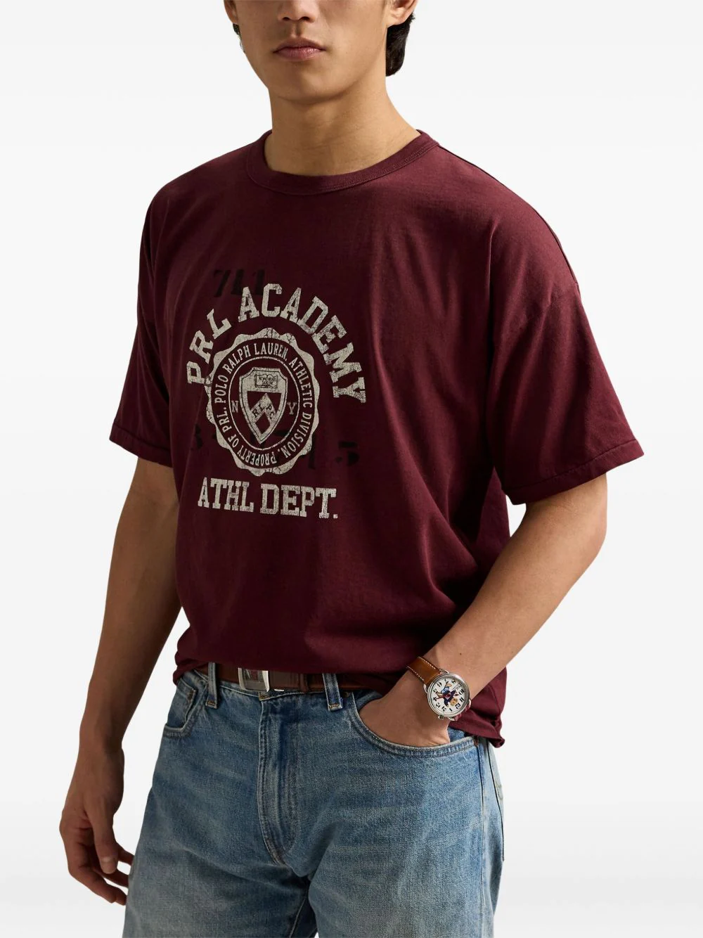 Graphic-Print Crew-Neck T-Shirt - Image 3
