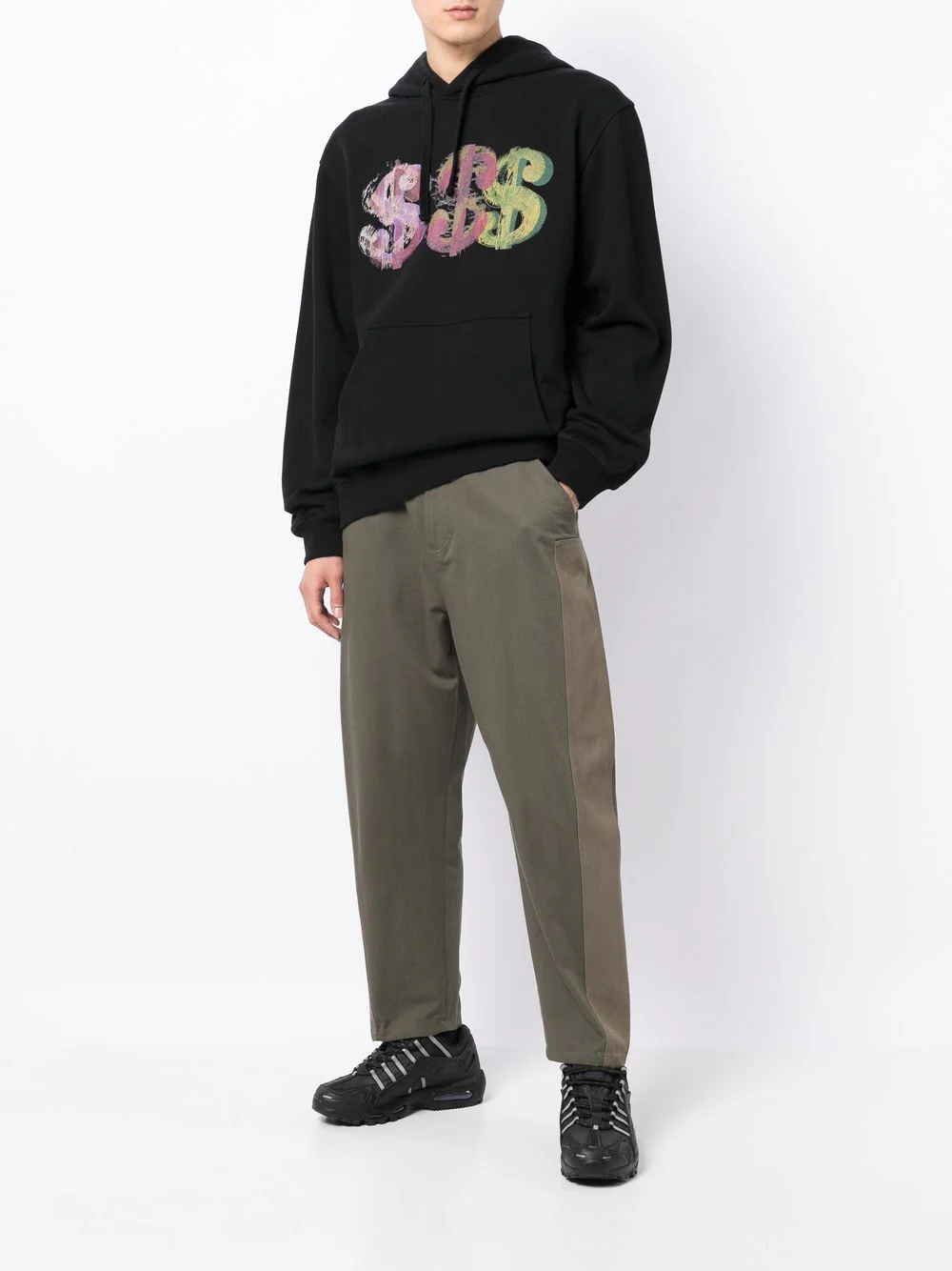 Graphic-Print Drawstring Hoodie - Image 3