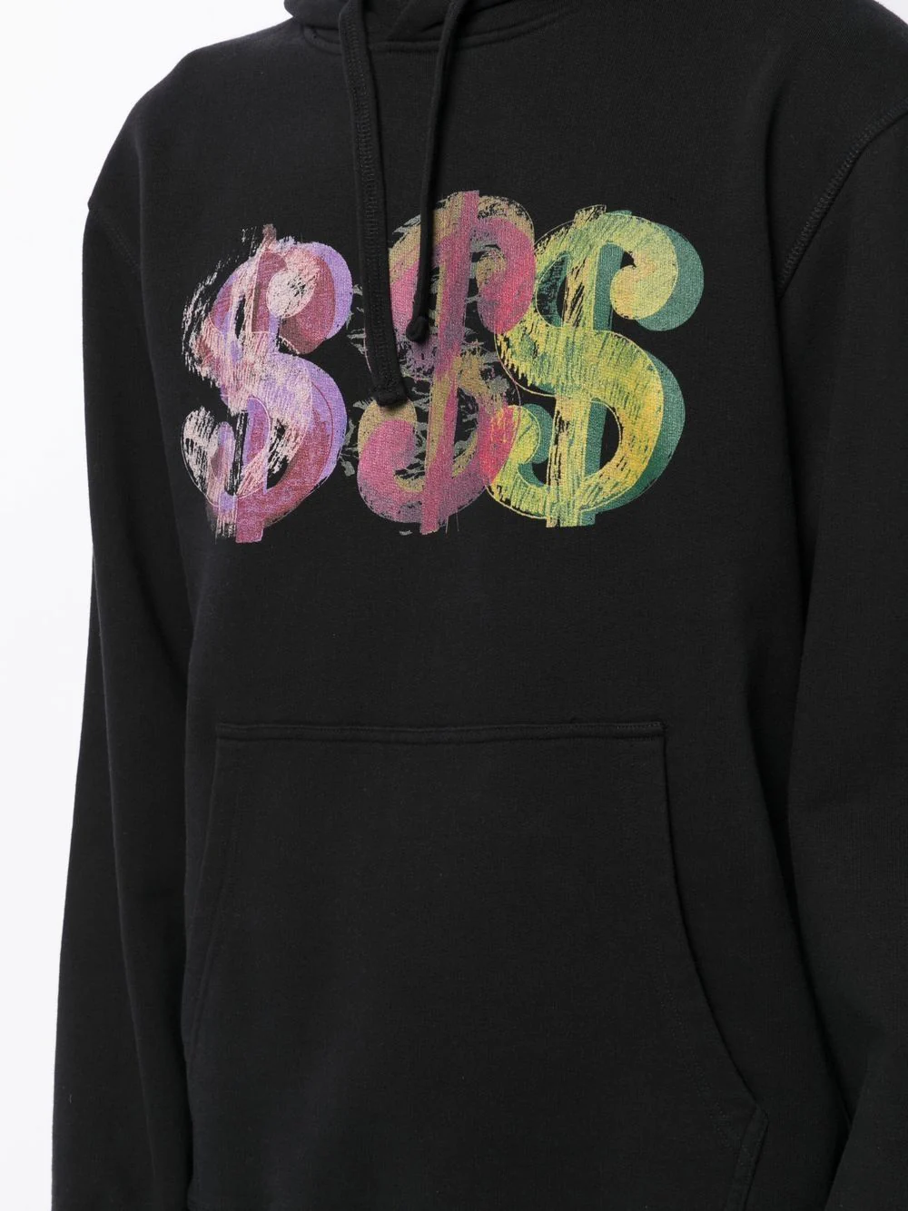 Graphic-Print Drawstring Hoodie - Image 4