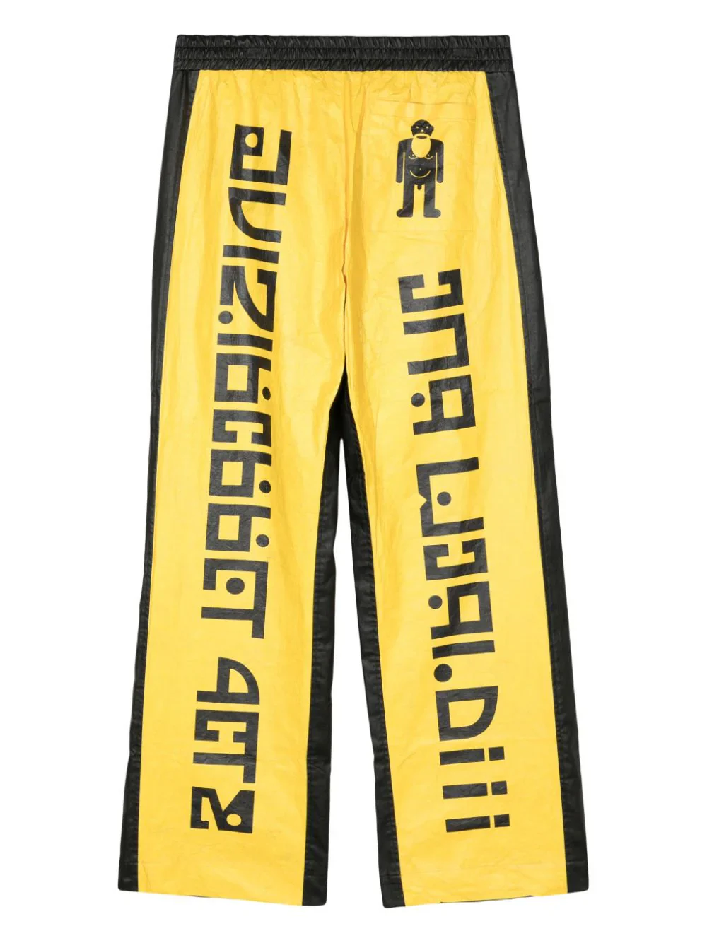 Graphic-Print Elasticated-Waist Trousers - Image 2