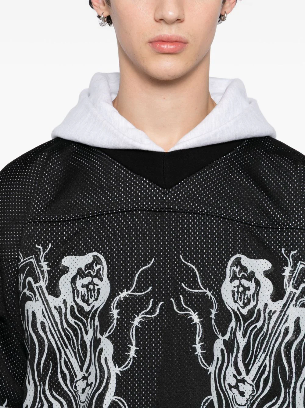 Graphic-Print Hoodie - Image 3