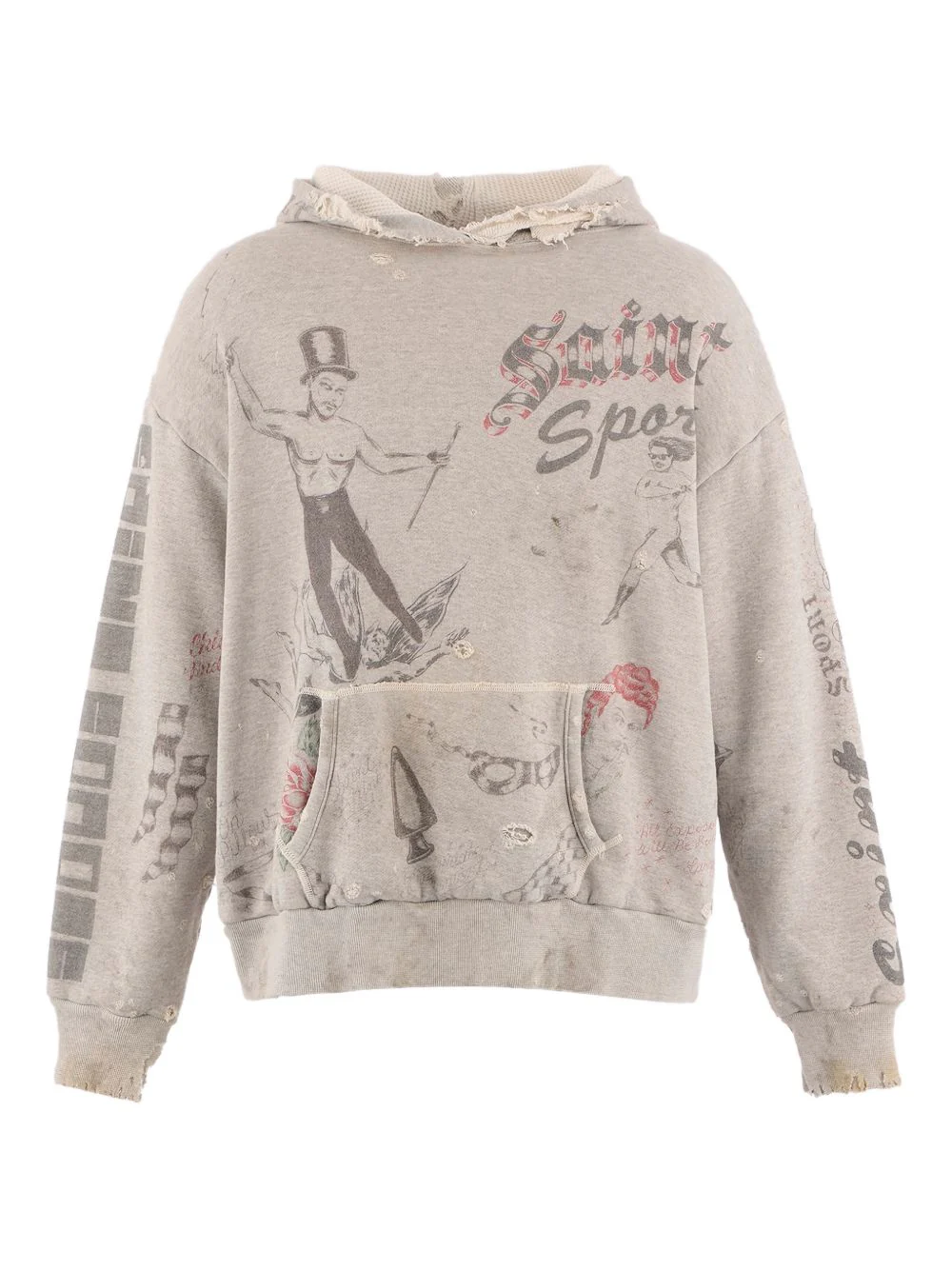 Graphic-Print Hoodie
