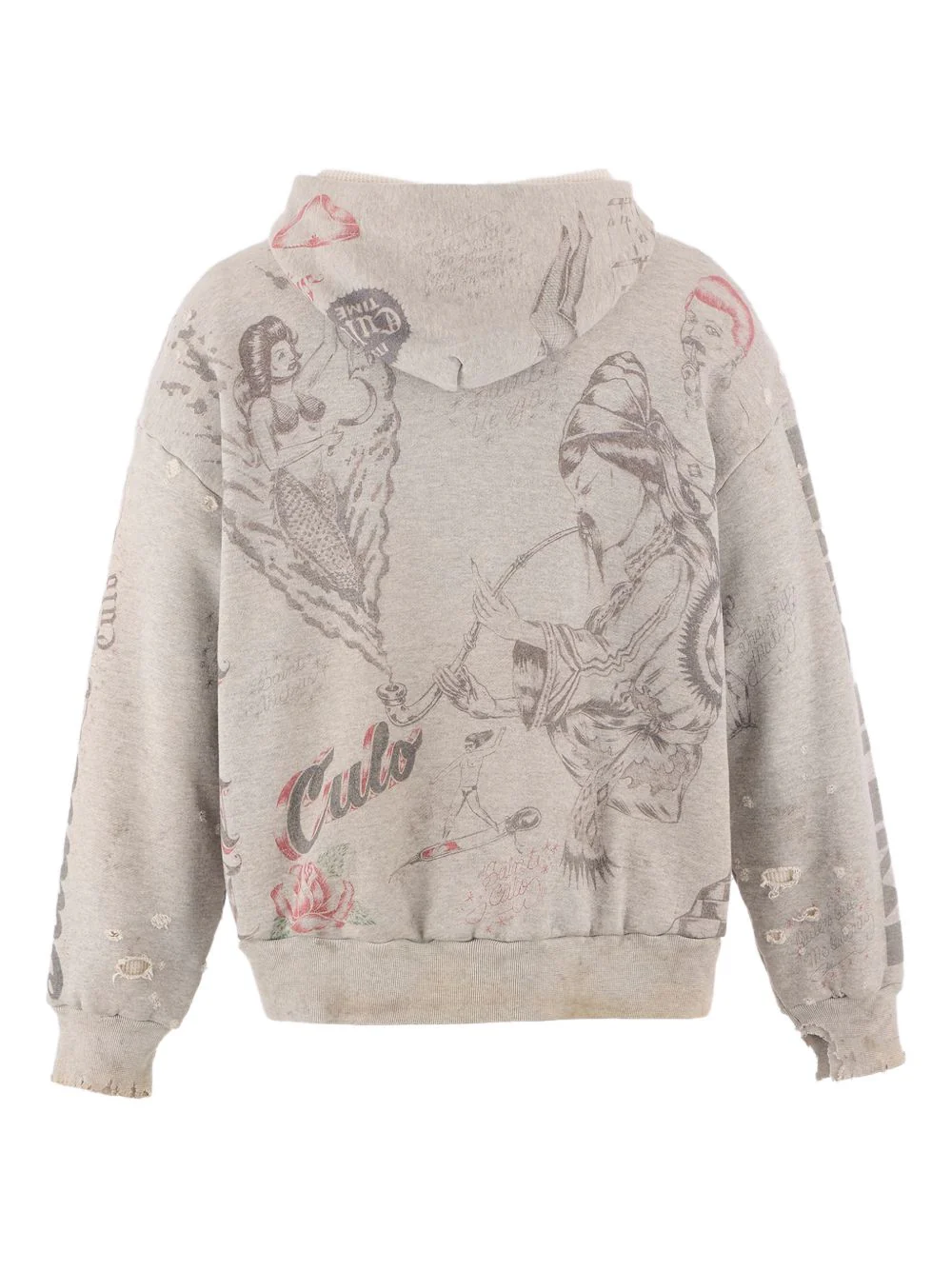 Graphic-Print Hoodie - Image 2