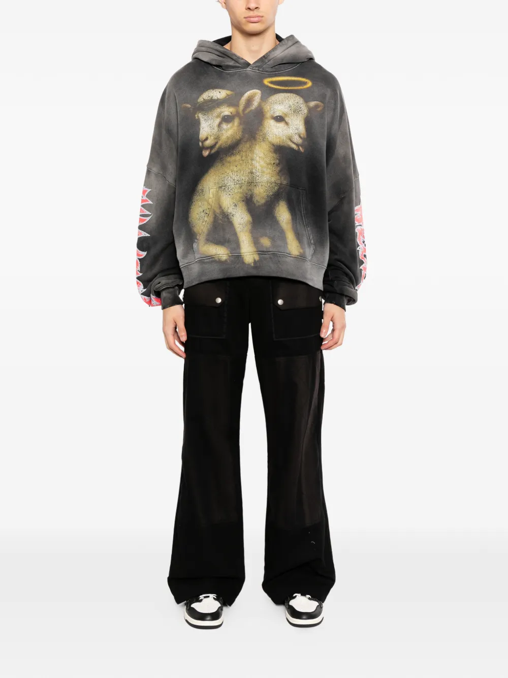 Graphic Print Hoodie - Image 2