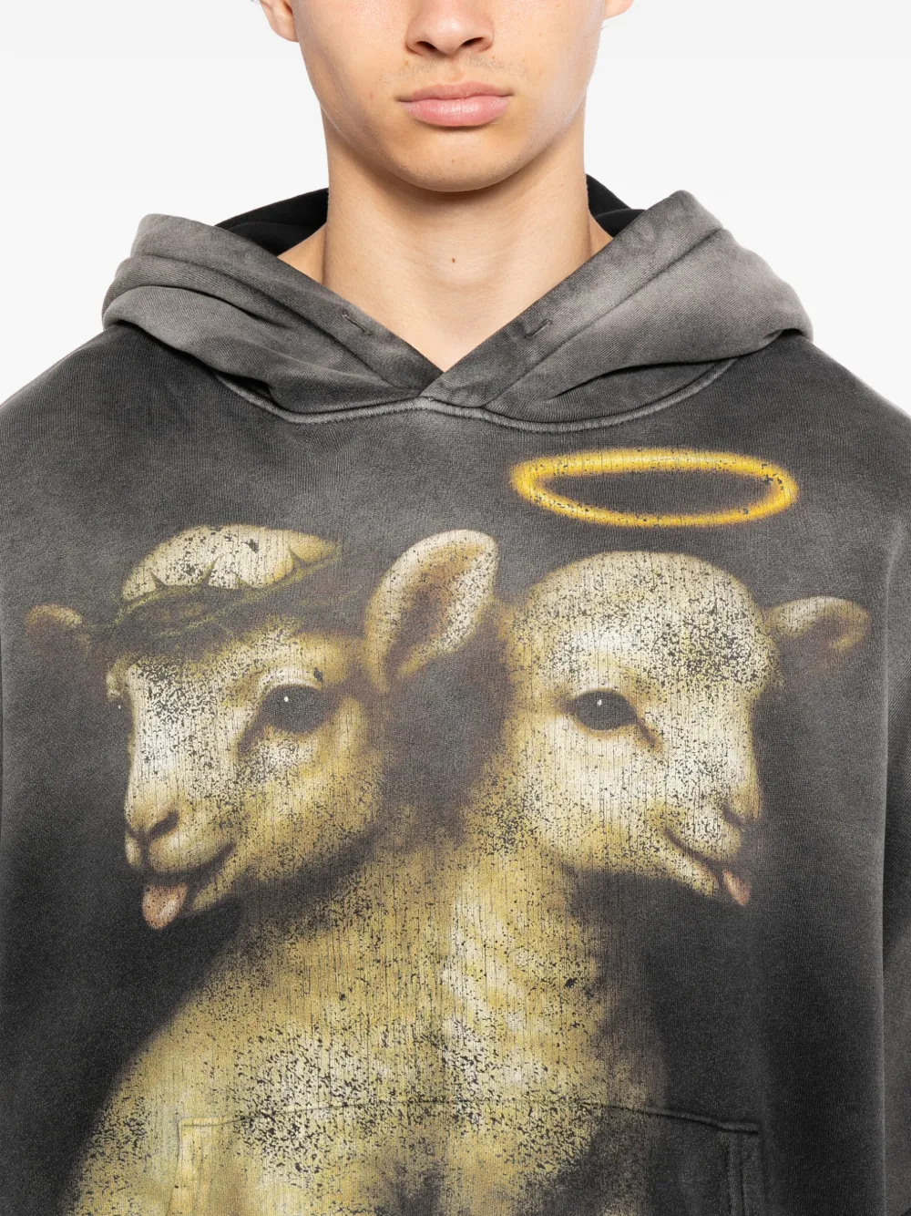 Graphic Print Hoodie - Image 5